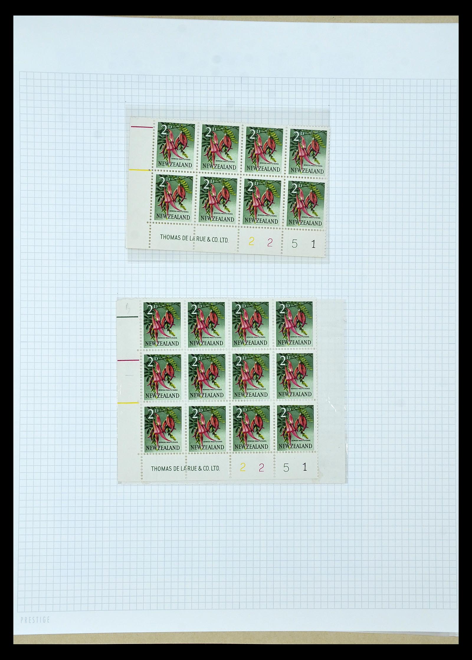 34901 260 - Stamp Collection 34901 New Zealand 1862-1970.
