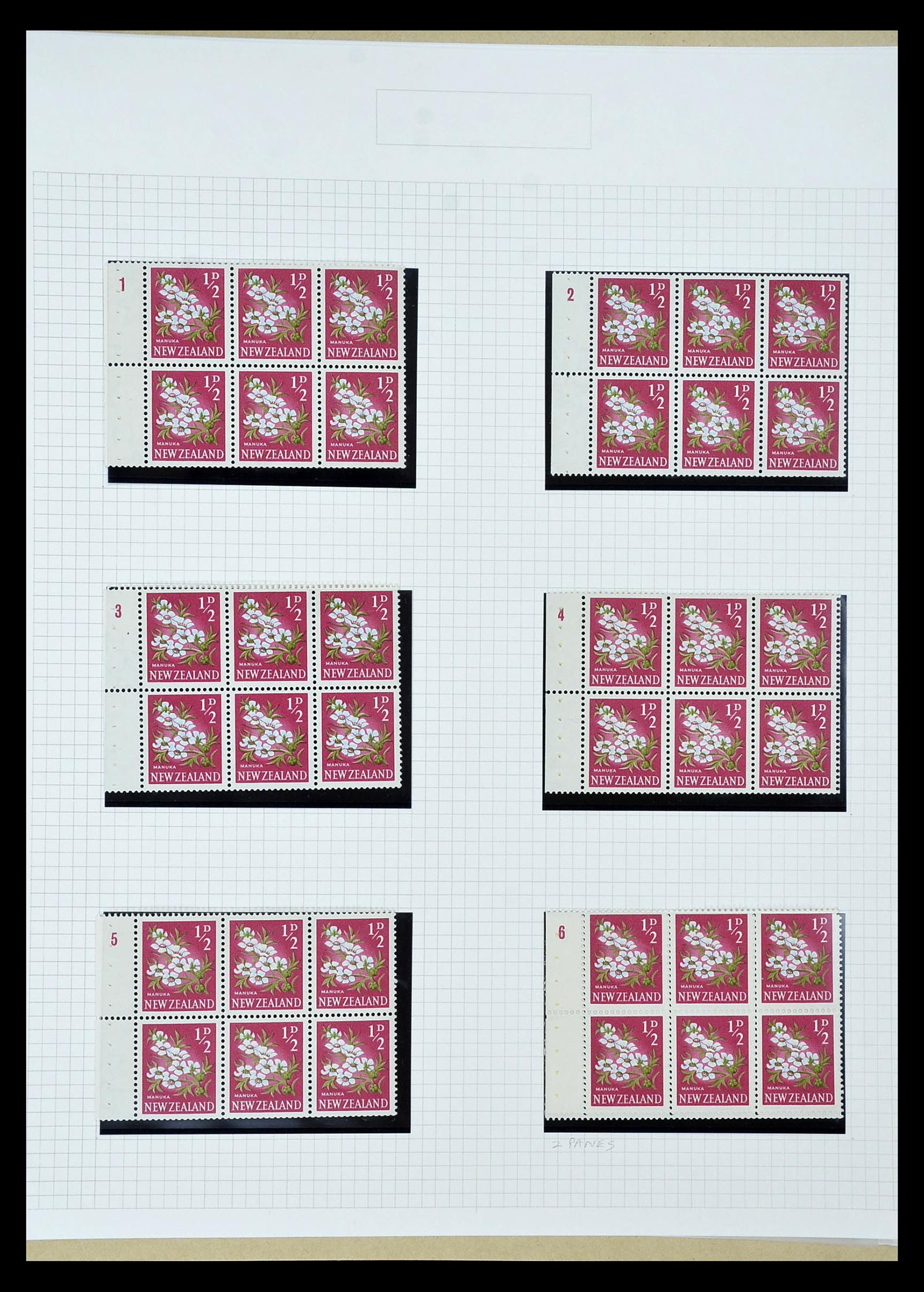 34901 262 - Stamp Collection 34901 New Zealand 1862-1970.