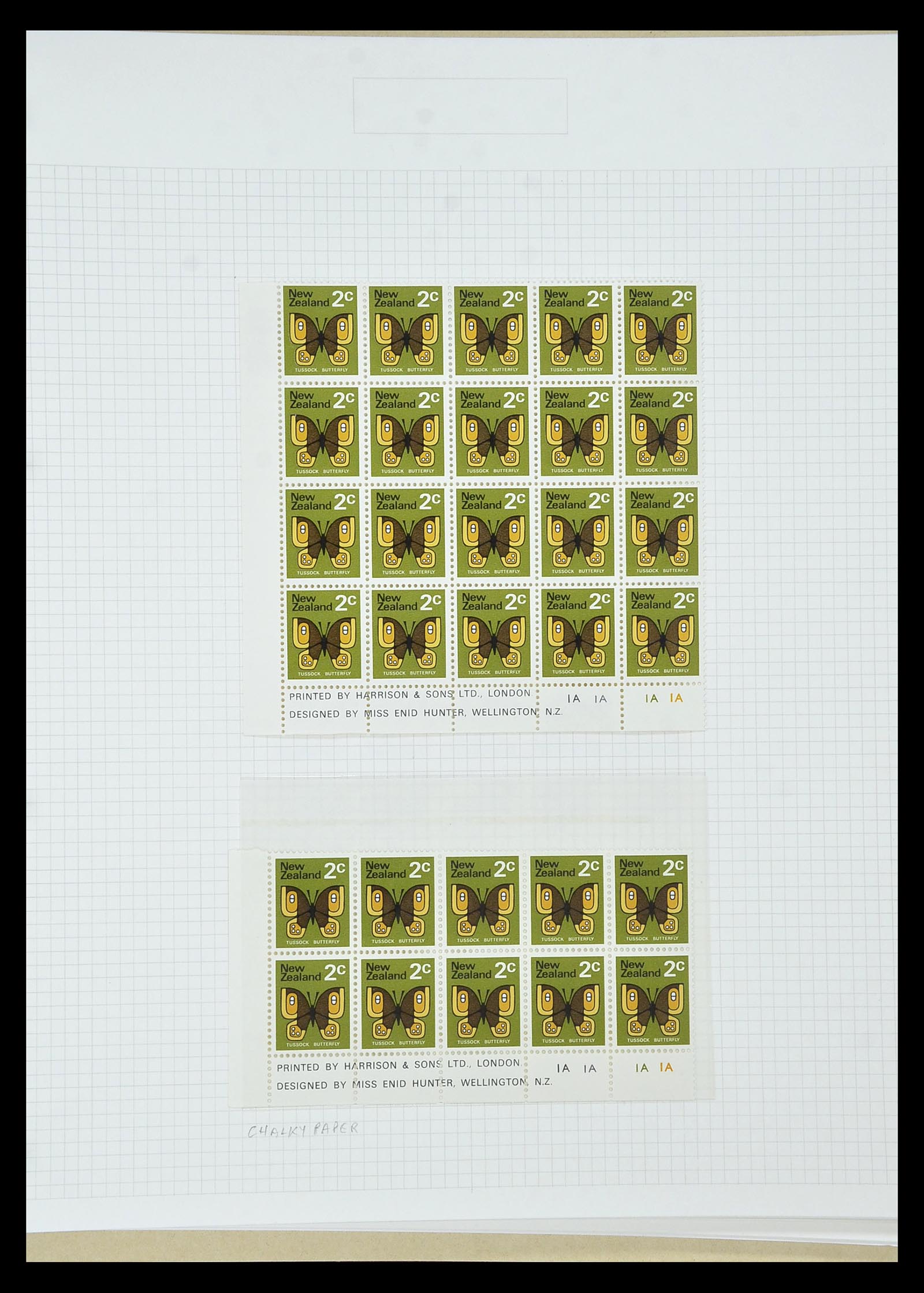 34901 274 - Stamp Collection 34901 New Zealand 1862-1970.
