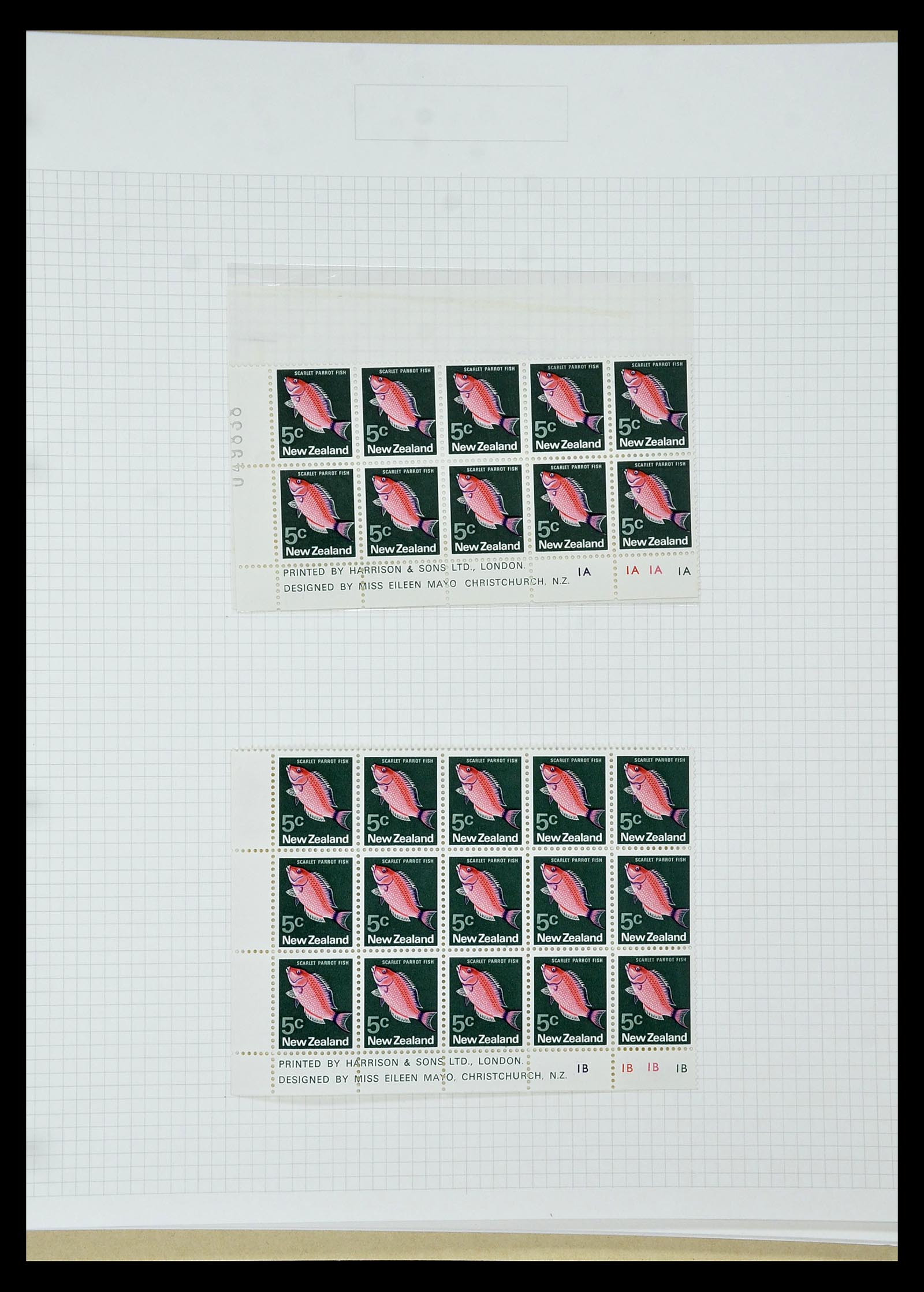 34901 279 - Stamp Collection 34901 New Zealand 1862-1970.