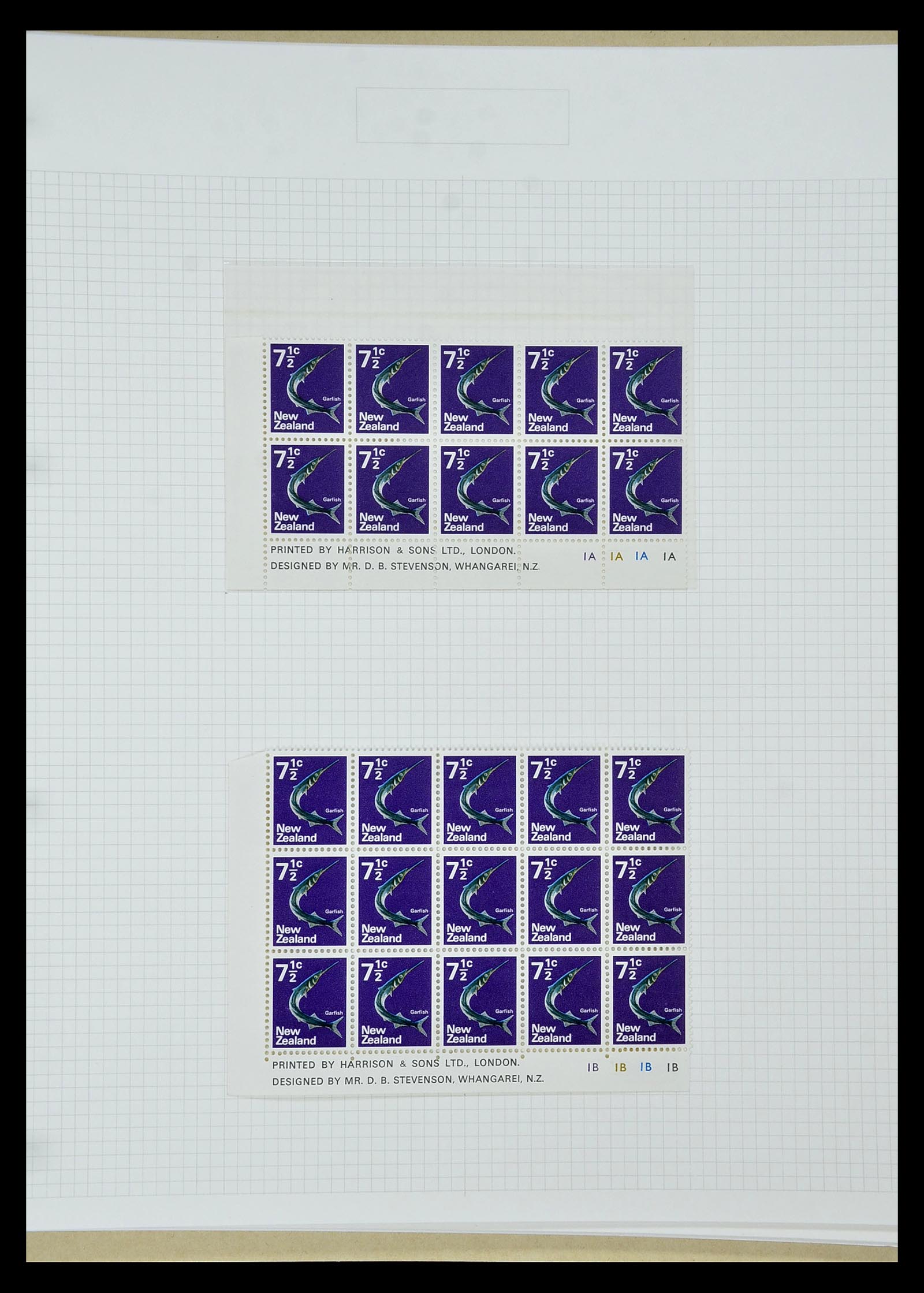 34901 282 - Stamp Collection 34901 New Zealand 1862-1970.