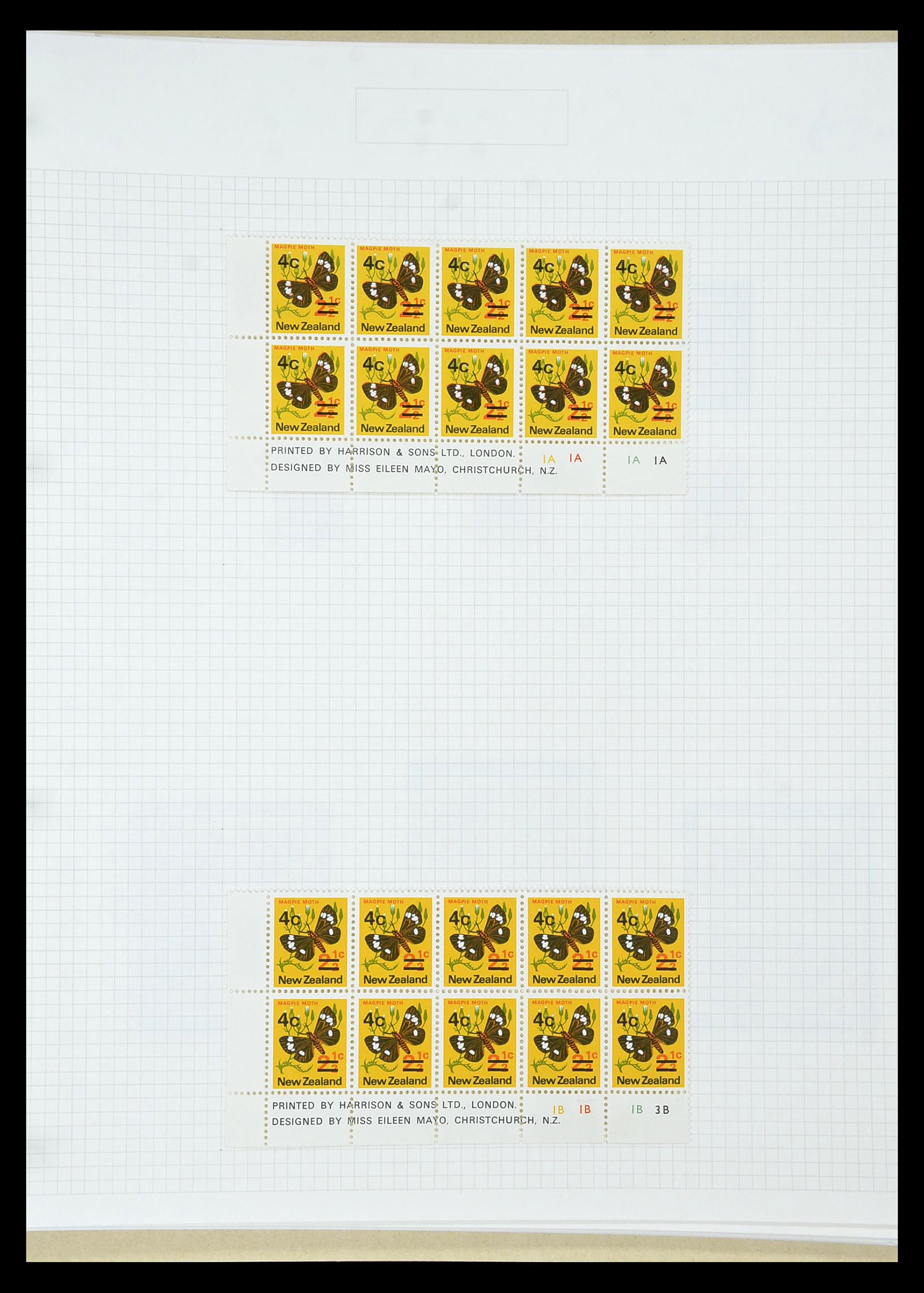 34901 284 - Stamp Collection 34901 New Zealand 1862-1970.