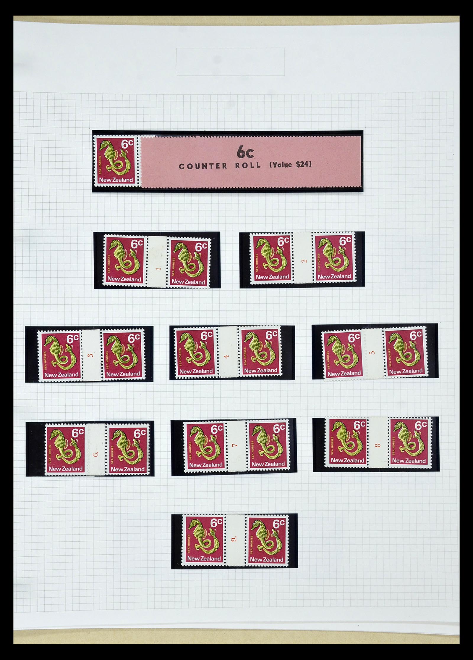 34901 294 - Postzegelverzameling 34901 Nieuw Zeeland 1862-1970.