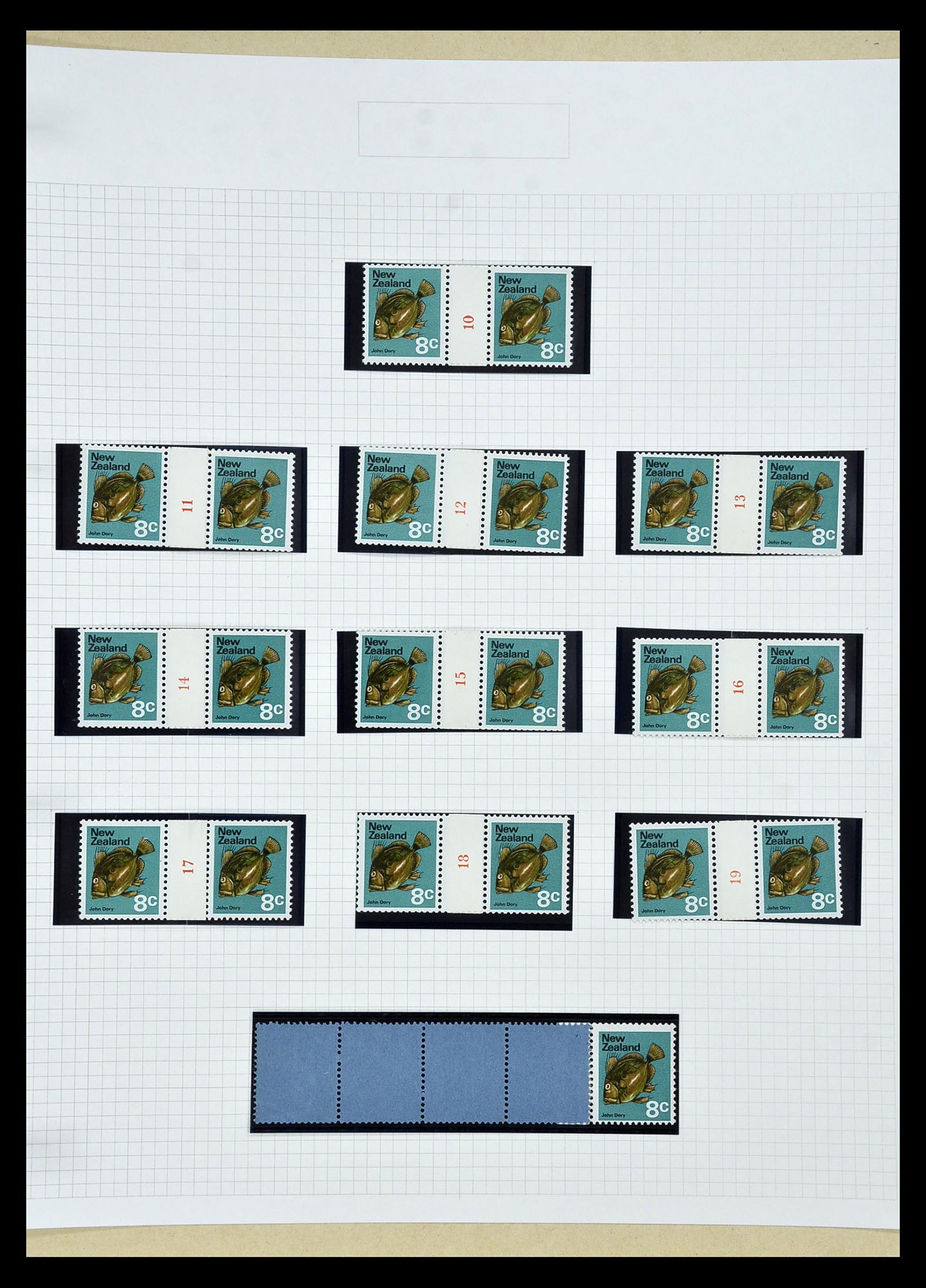 34901 297 - Postzegelverzameling 34901 Nieuw Zeeland 1862-1970.