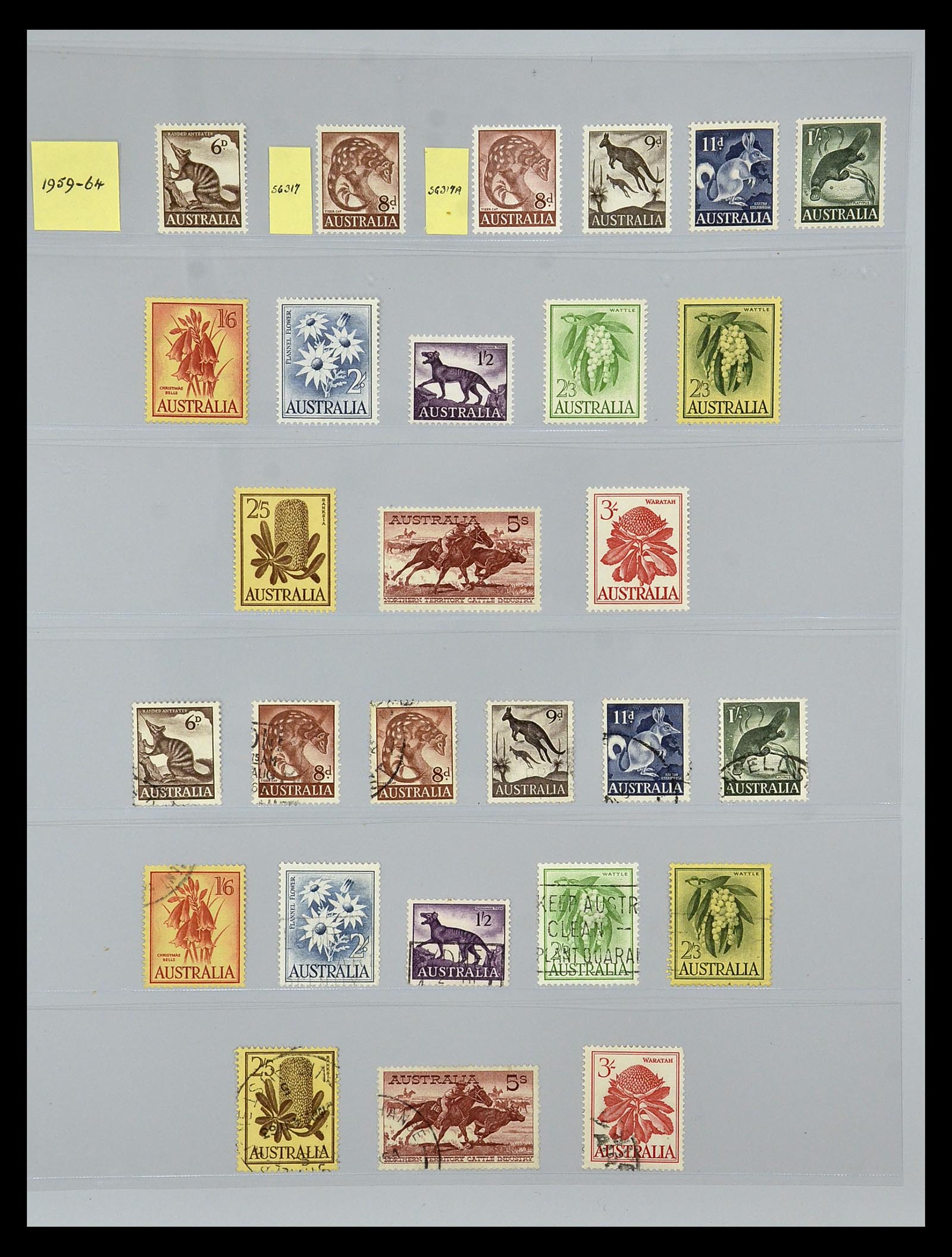 34902 022 - Stamp collection 34902 Australia 1913-1978.