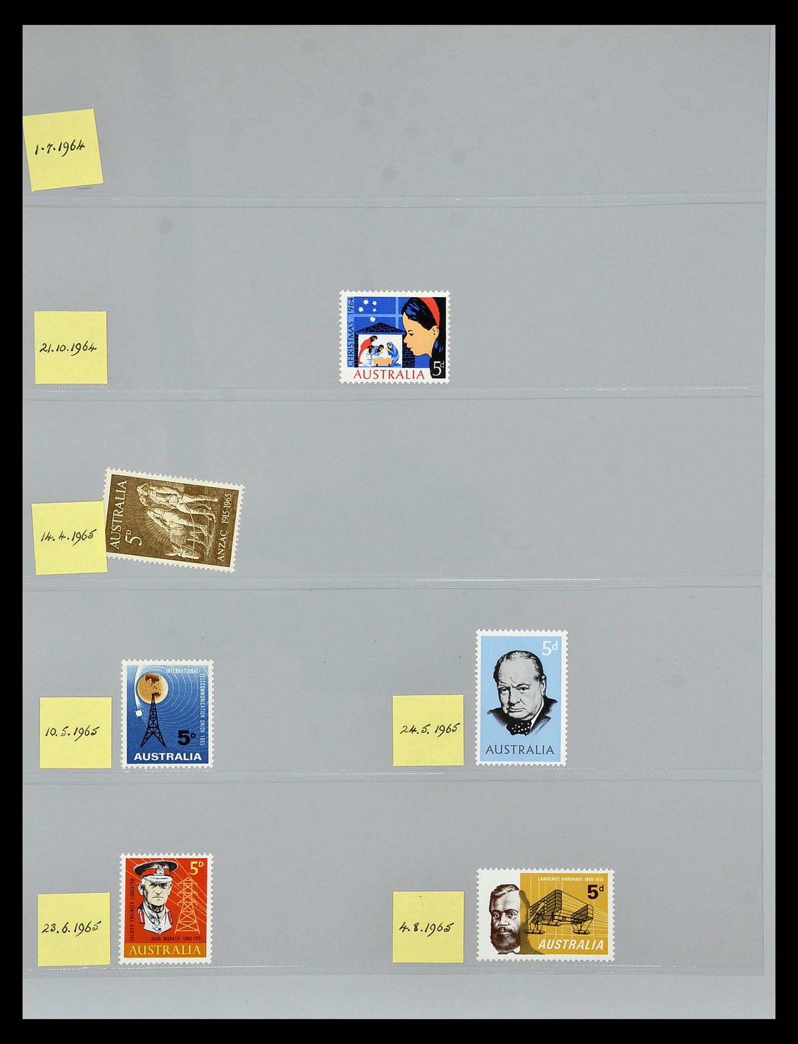 34902 026 - Stamp collection 34902 Australia 1913-1978.