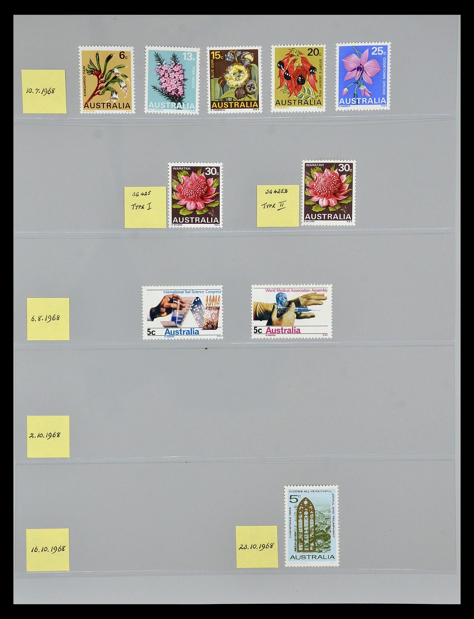34902 030 - Stamp collection 34902 Australia 1913-1978.
