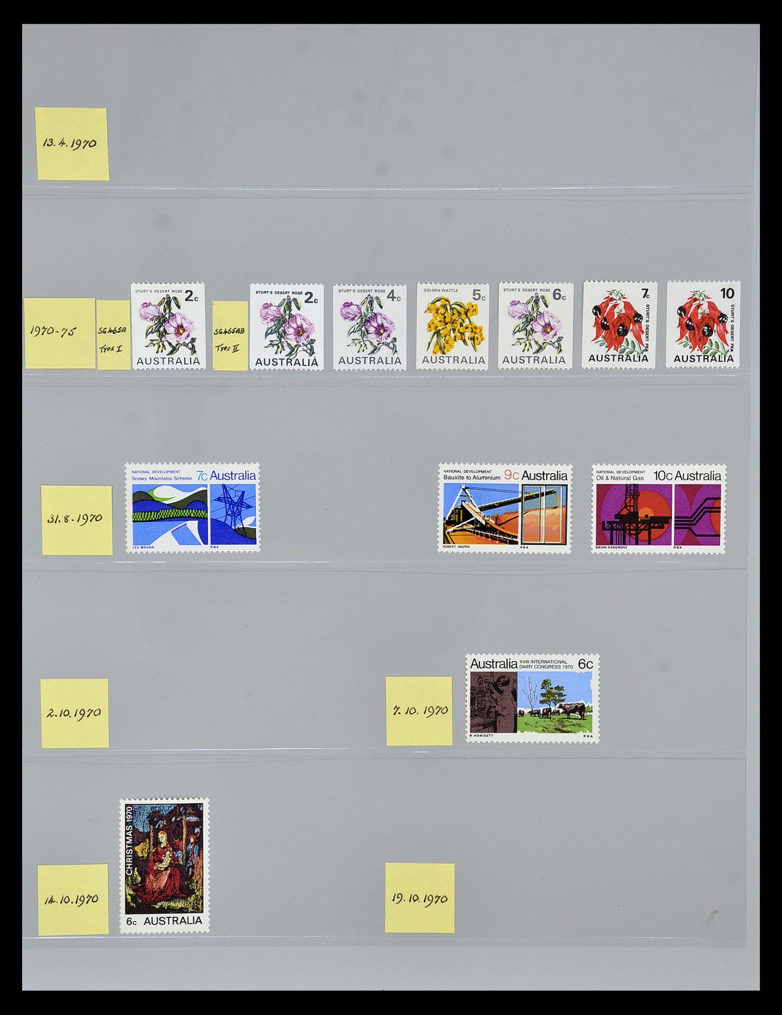 34902 036 - Stamp collection 34902 Australia 1913-1978.