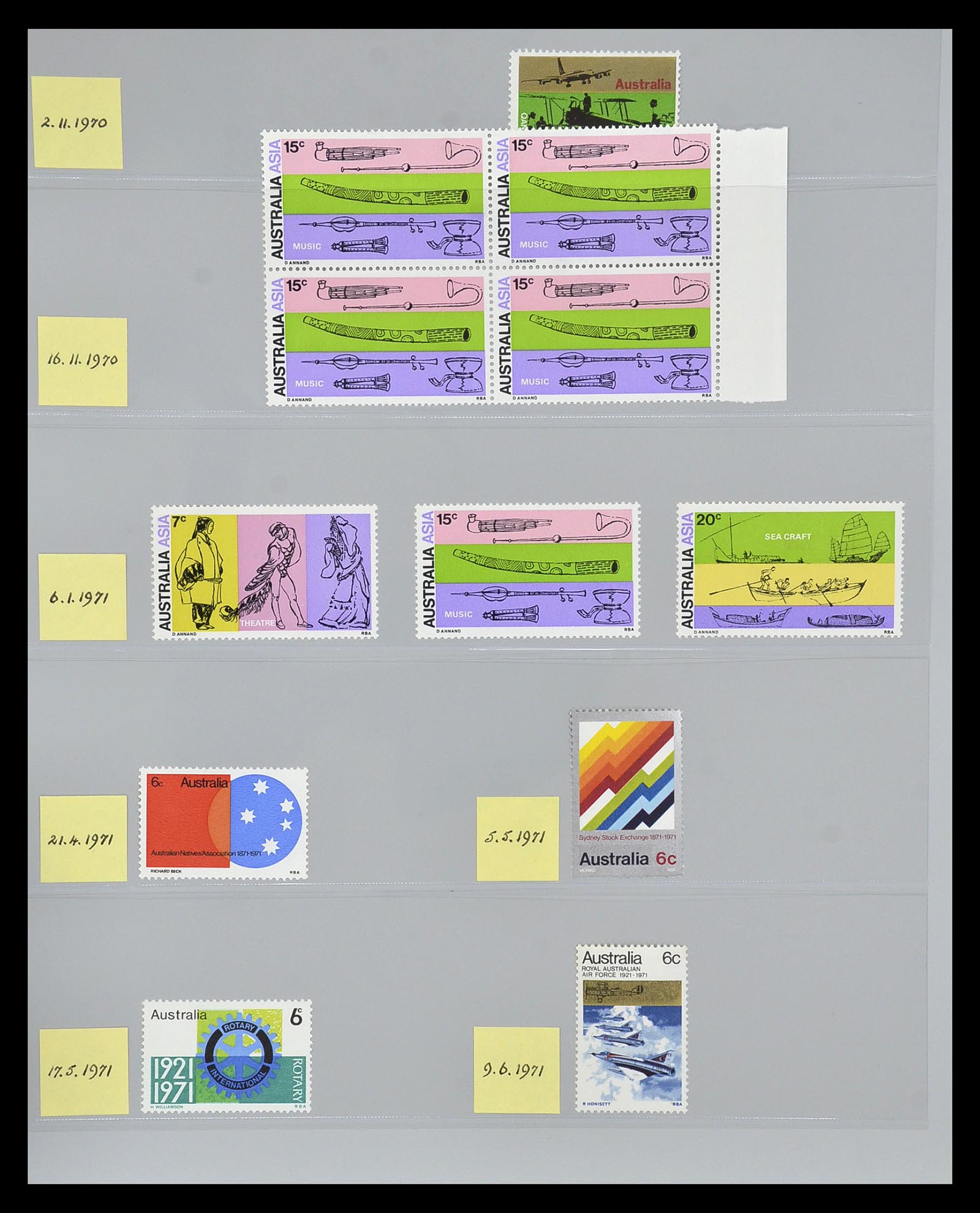 34902 037 - Stamp collection 34902 Australia 1913-1978.