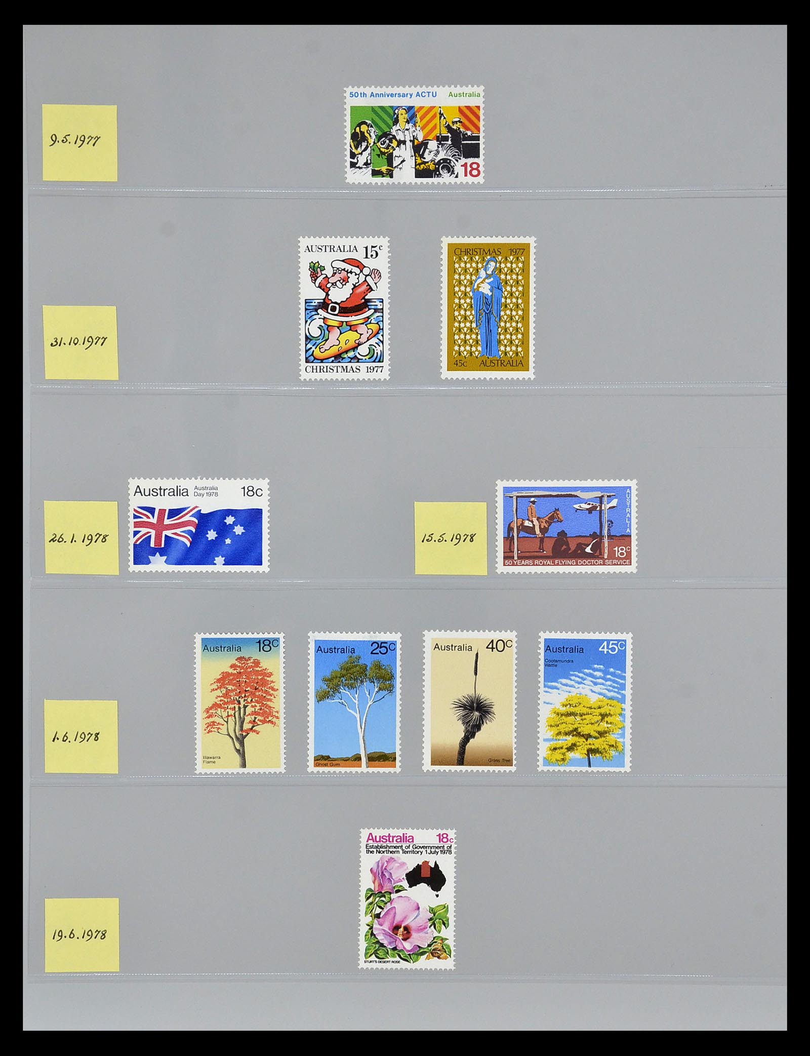 34902 053 - Stamp collection 34902 Australia 1913-1978.