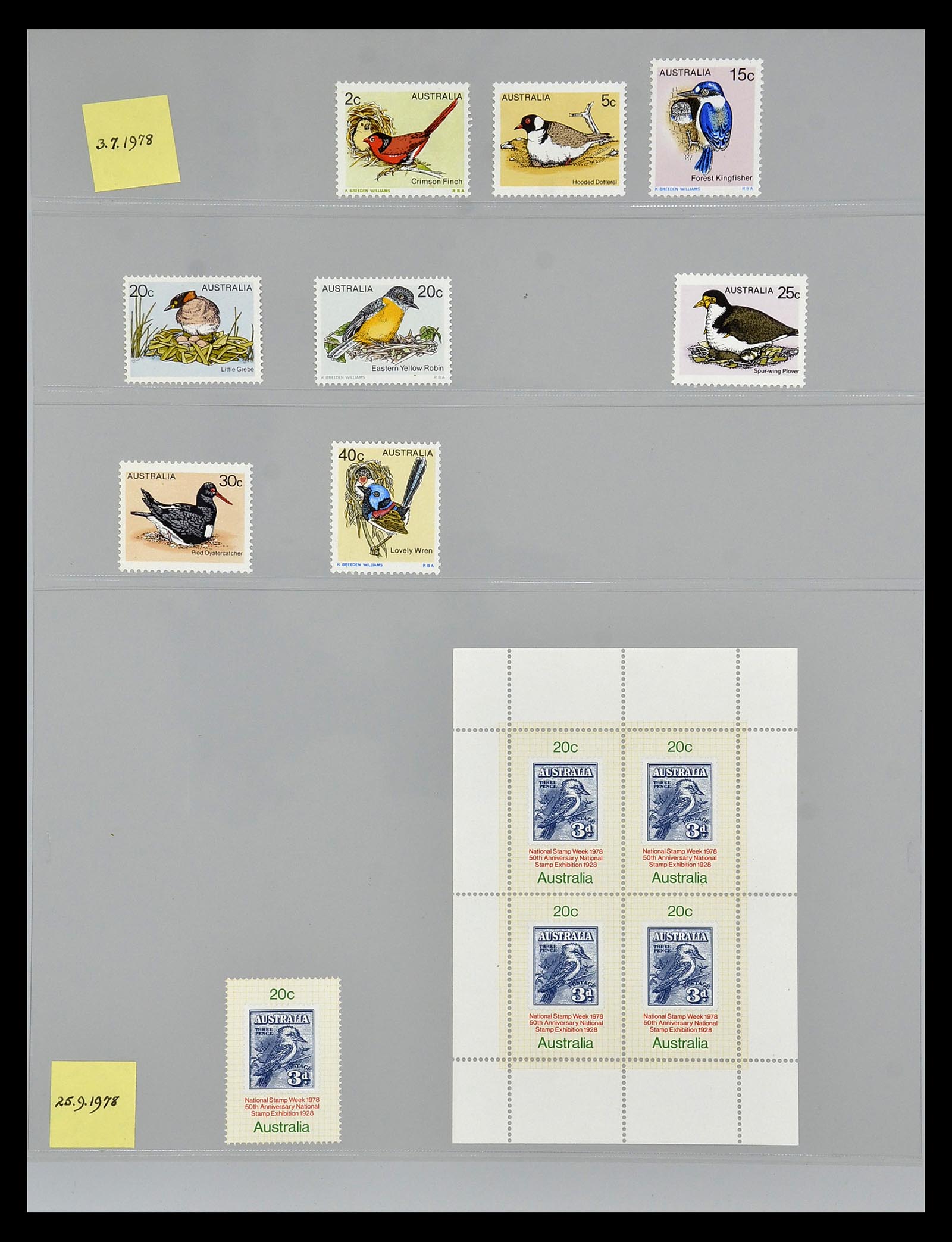 34902 055 - Stamp collection 34902 Australia 1913-1978.