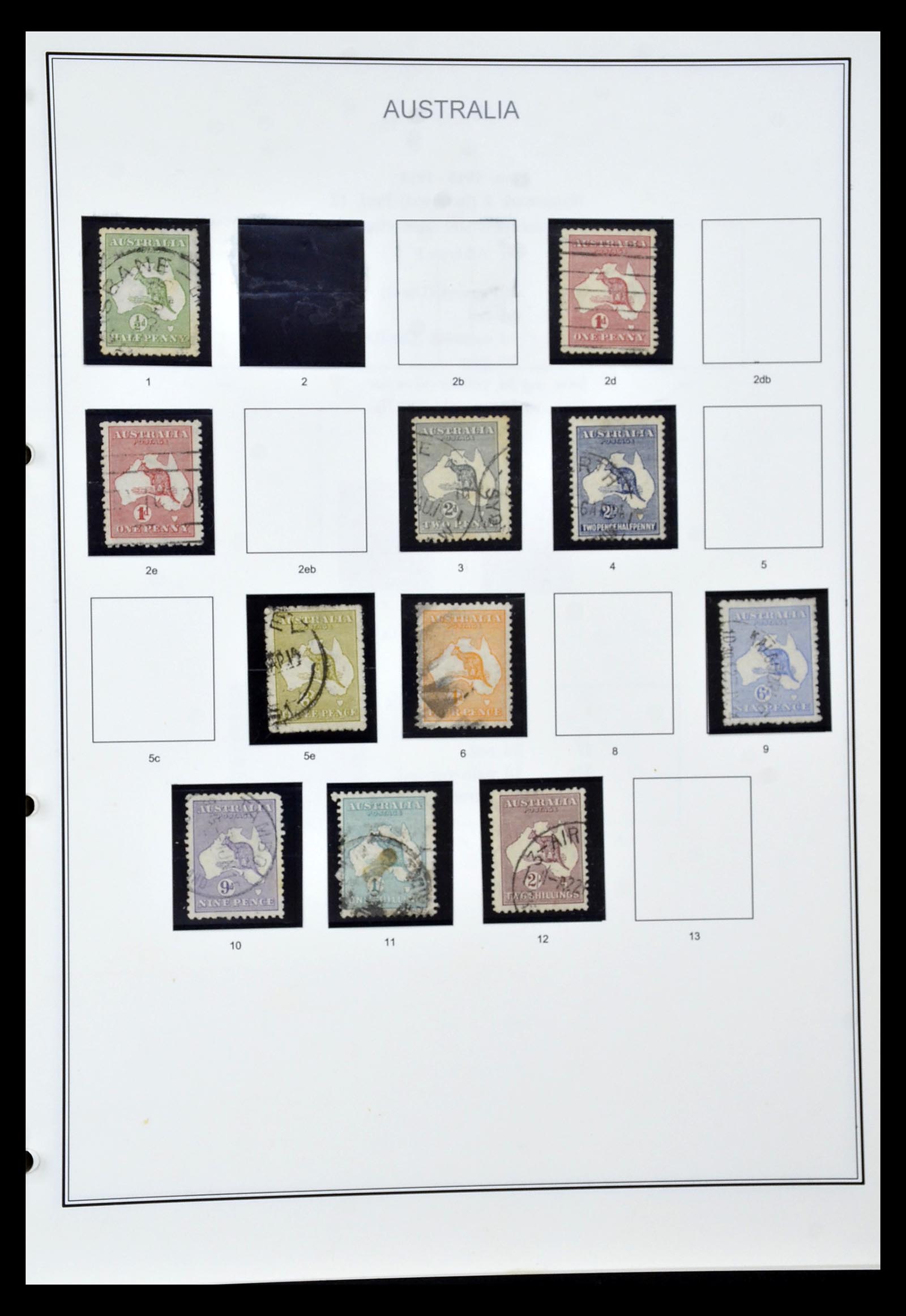 34903 001 - Postzegelverzameling 34903 Australië 1913-1999.
