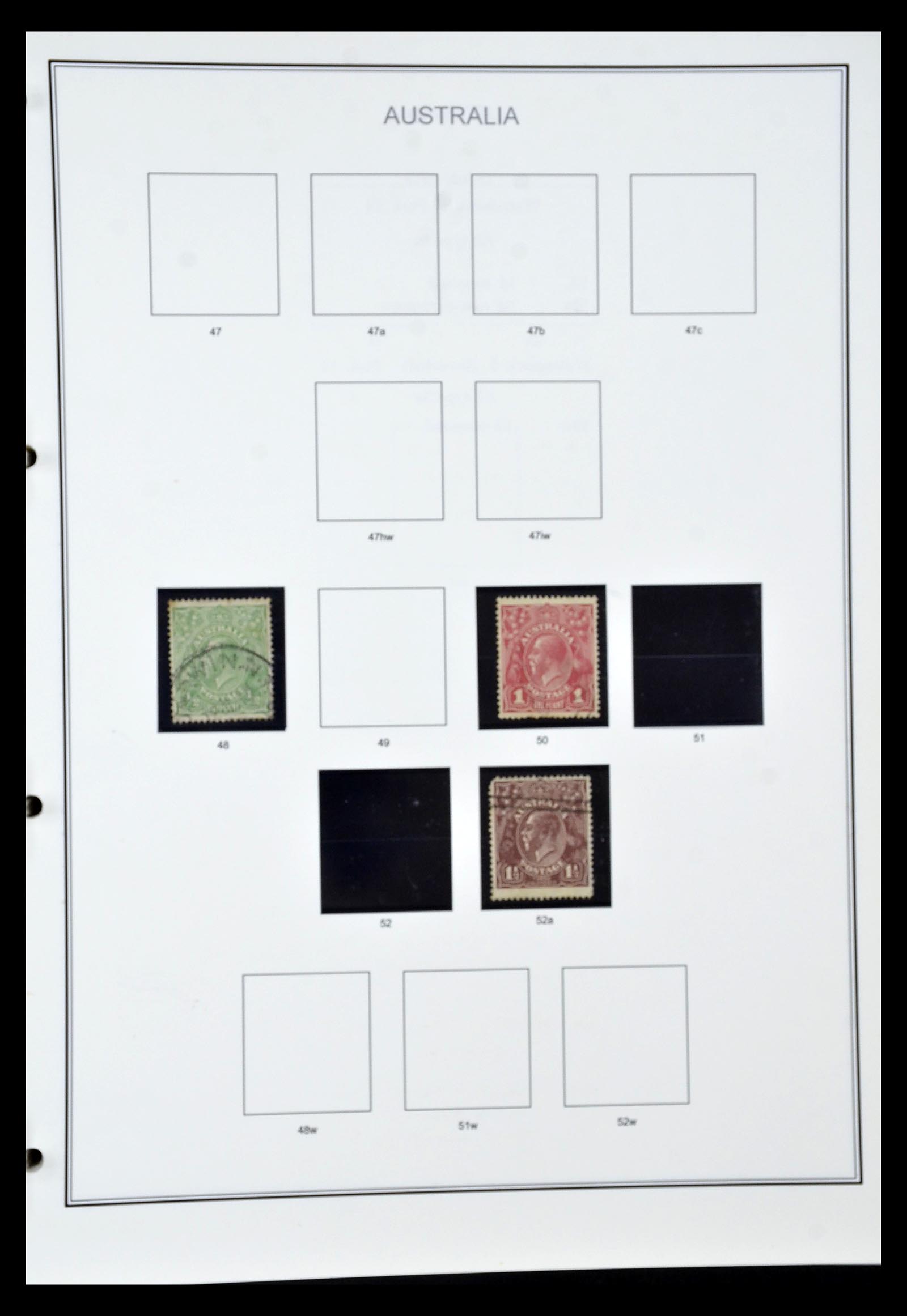 34903 006 - Postzegelverzameling 34903 Australië 1913-1999.