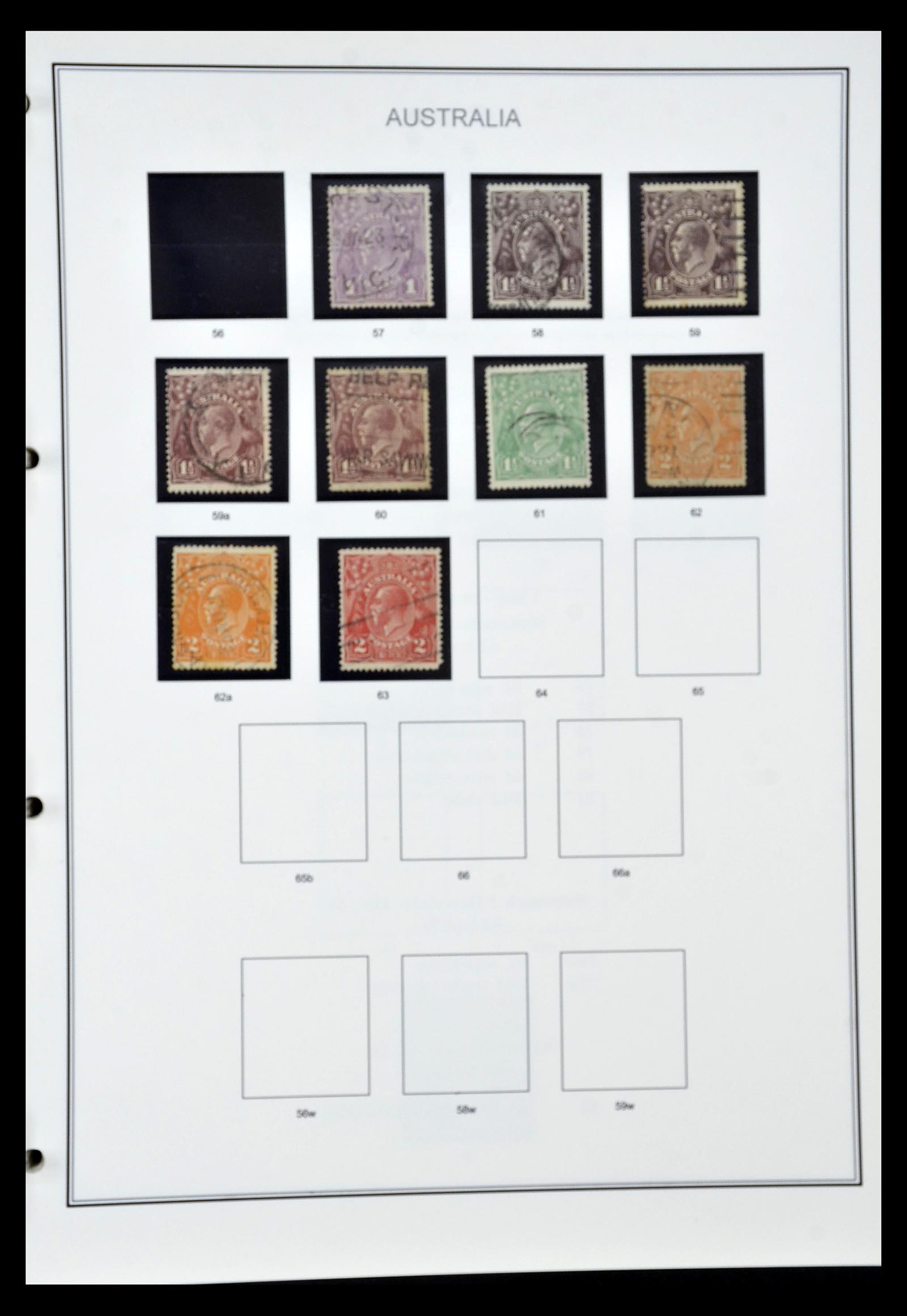 34903 007 - Postzegelverzameling 34903 Australië 1913-1999.