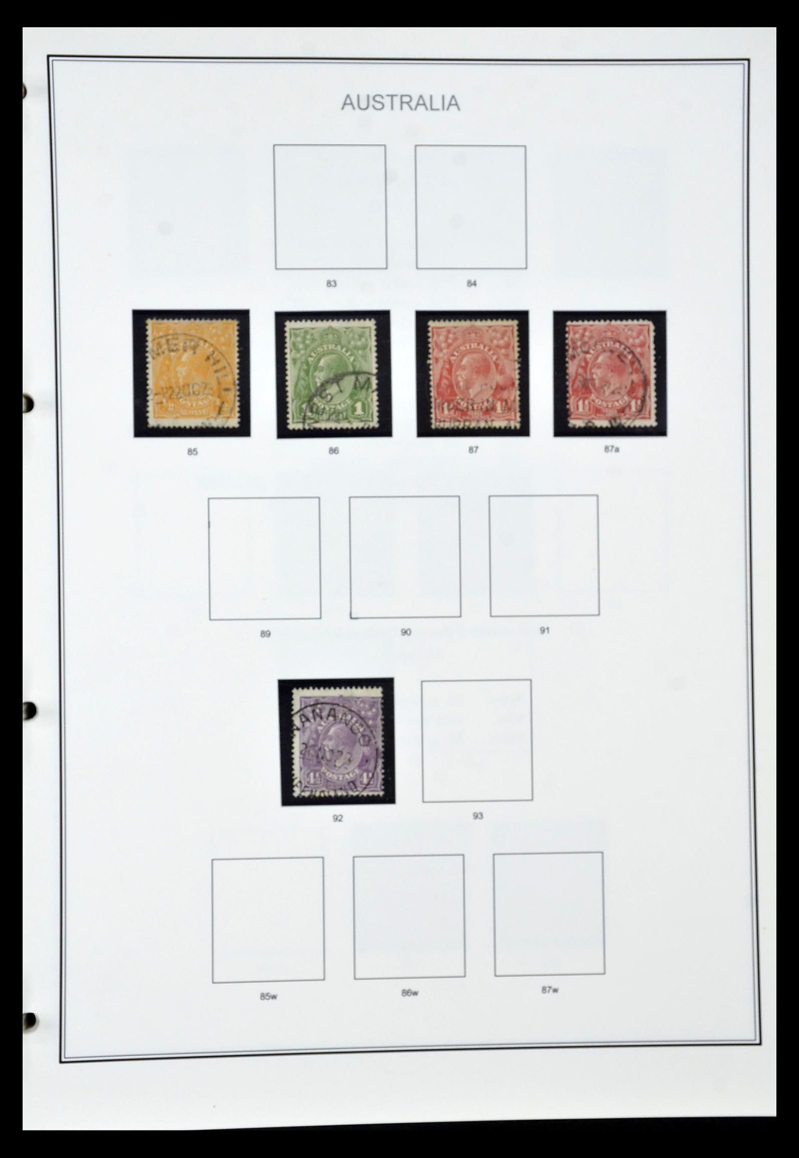 34903 009 - Postzegelverzameling 34903 Australië 1913-1999.