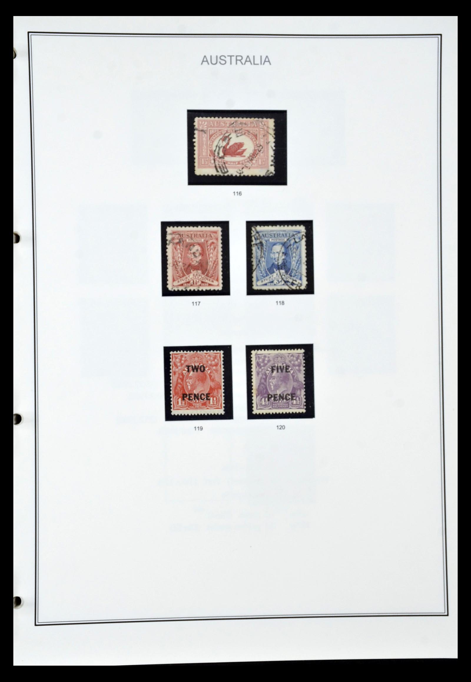 34903 012 - Postzegelverzameling 34903 Australië 1913-1999.