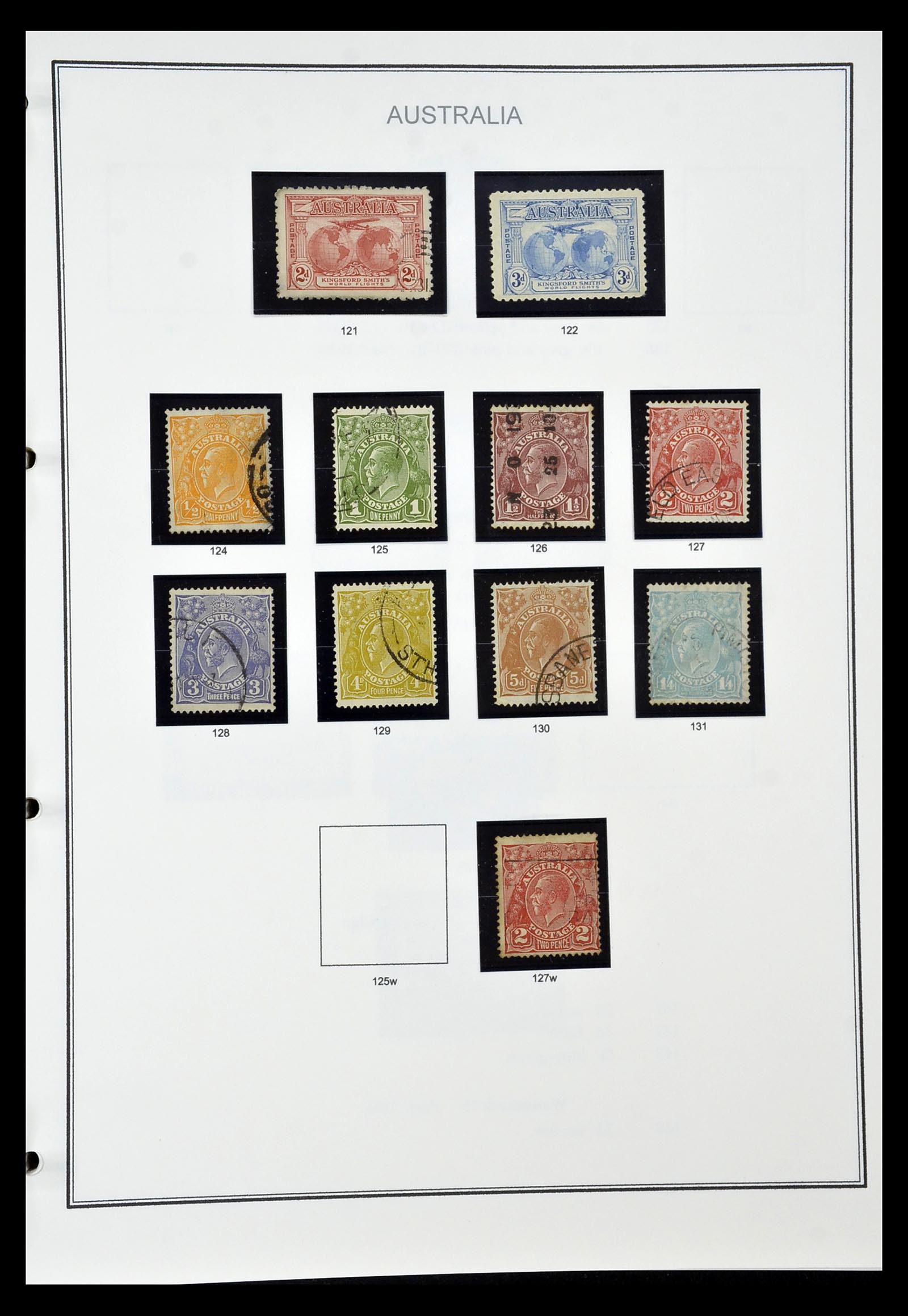 34903 013 - Postzegelverzameling 34903 Australië 1913-1999.