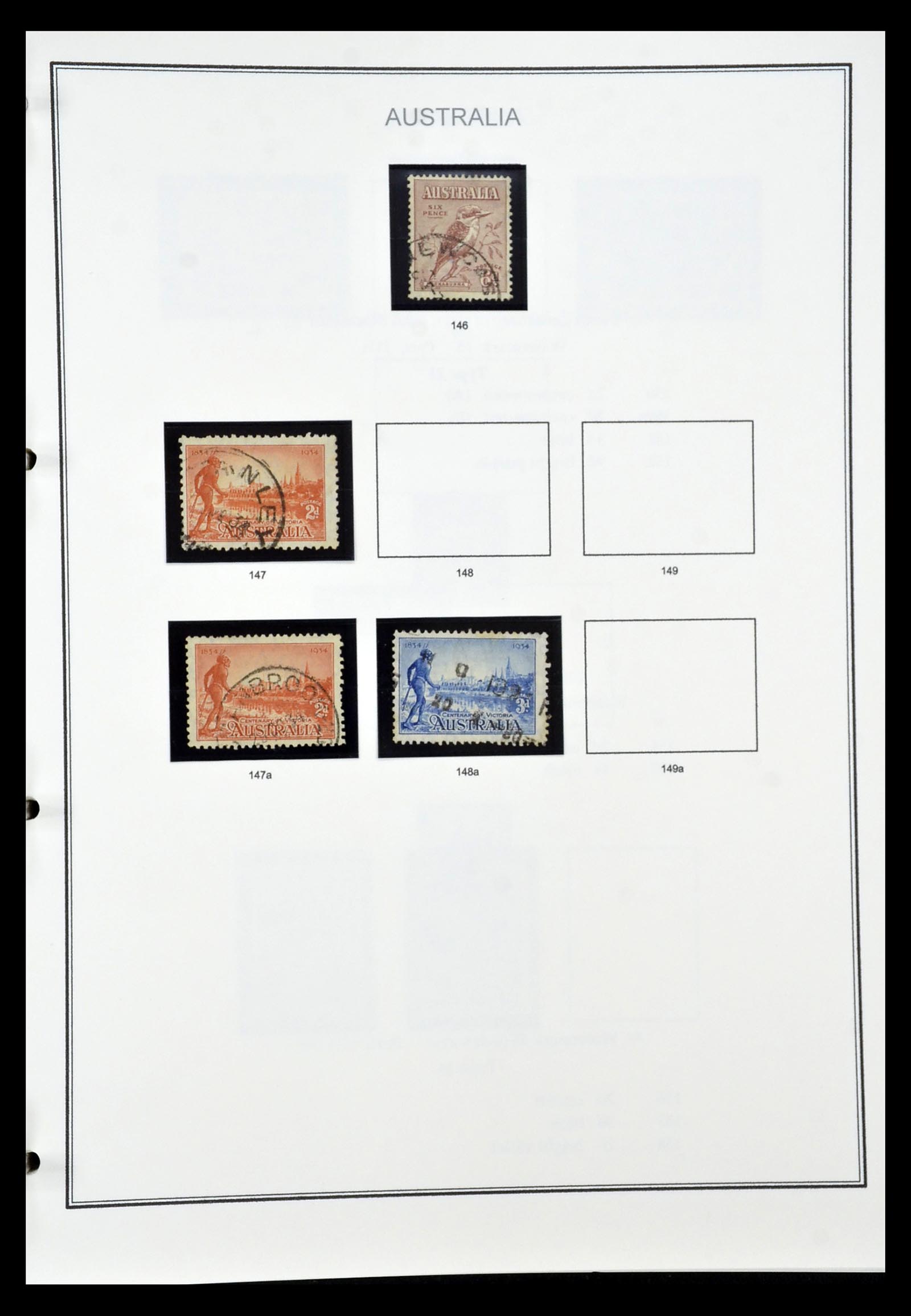 34903 015 - Postzegelverzameling 34903 Australië 1913-1999.