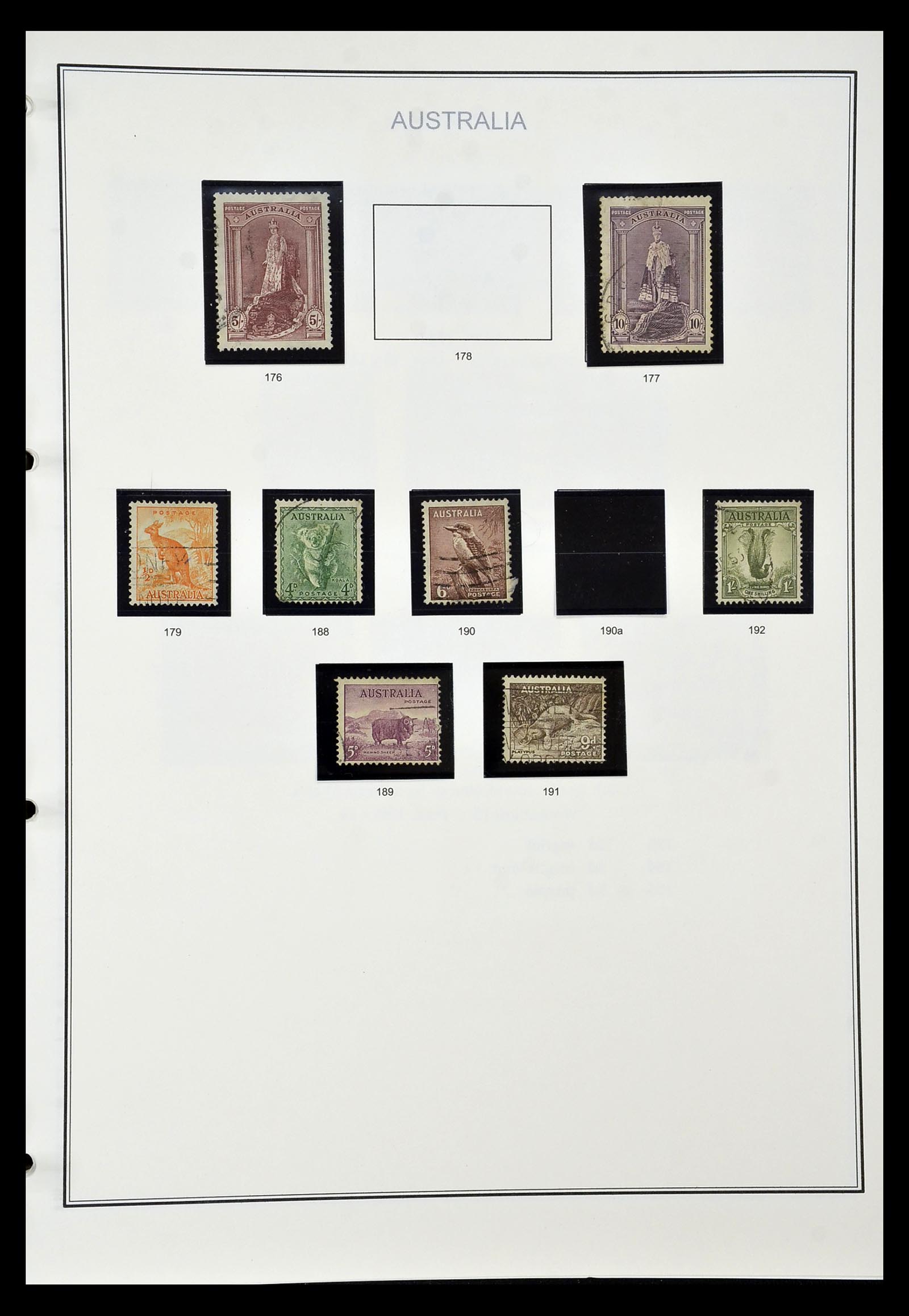 34903 019 - Postzegelverzameling 34903 Australië 1913-1999.
