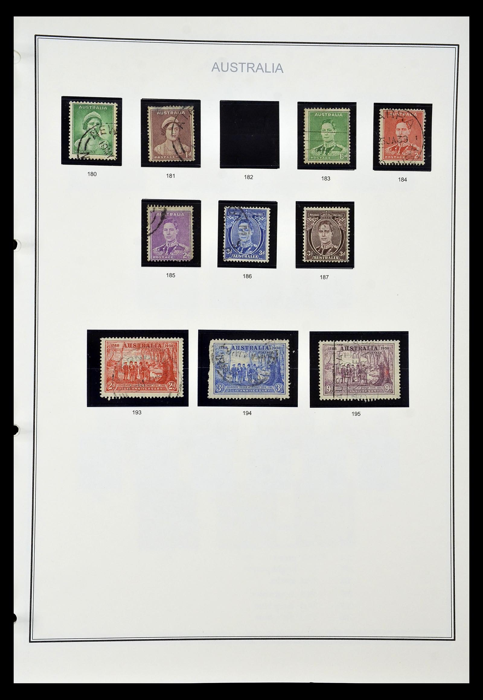 34903 020 - Postzegelverzameling 34903 Australië 1913-1999.