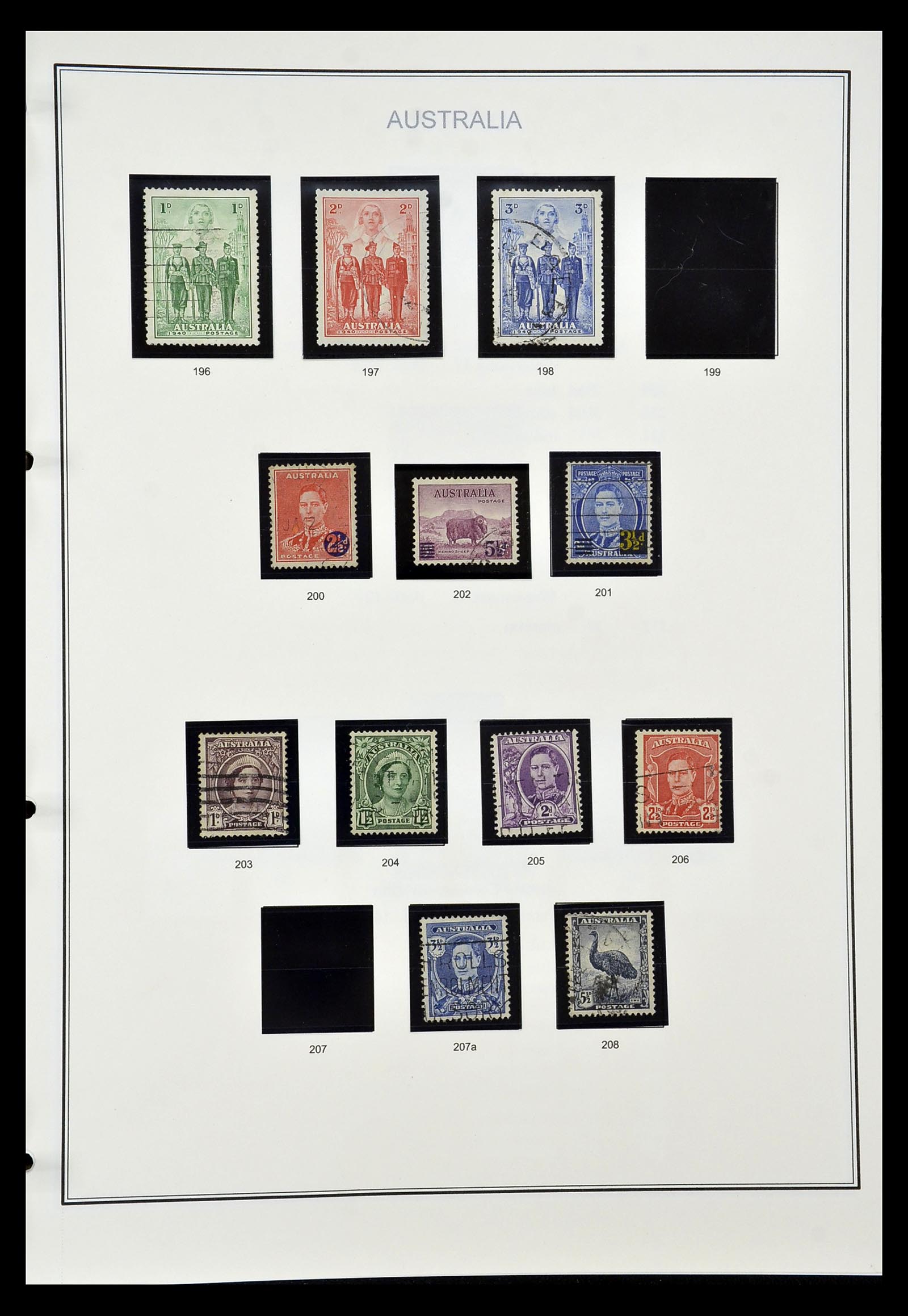 34903 021 - Postzegelverzameling 34903 Australië 1913-1999.