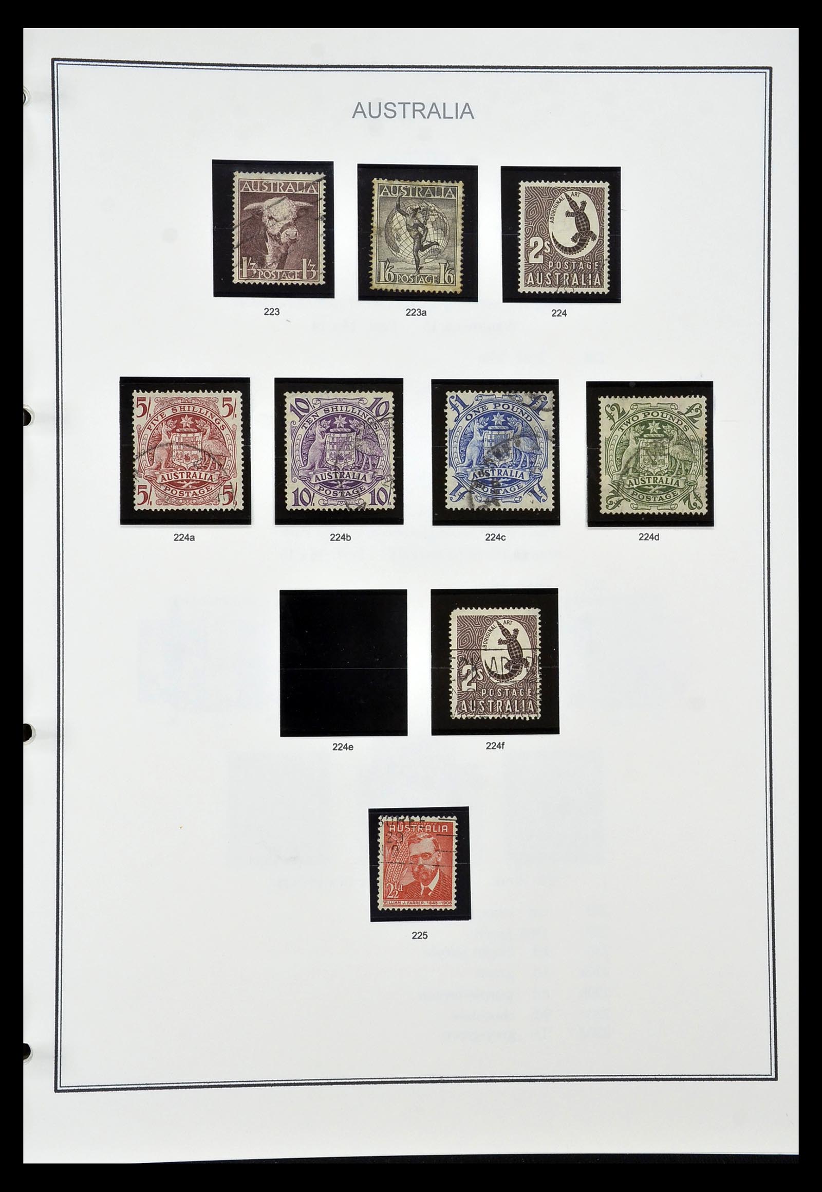 34903 024 - Postzegelverzameling 34903 Australië 1913-1999.