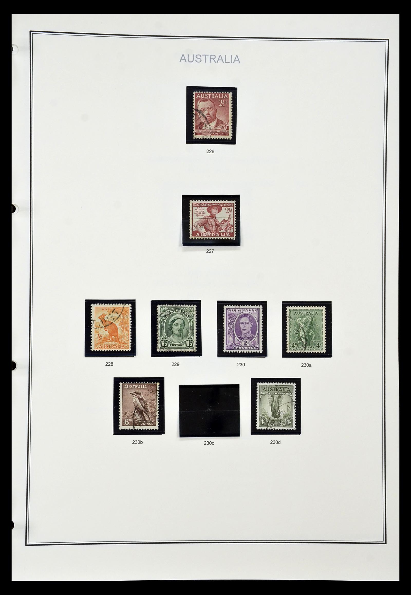 34903 025 - Postzegelverzameling 34903 Australië 1913-1999.