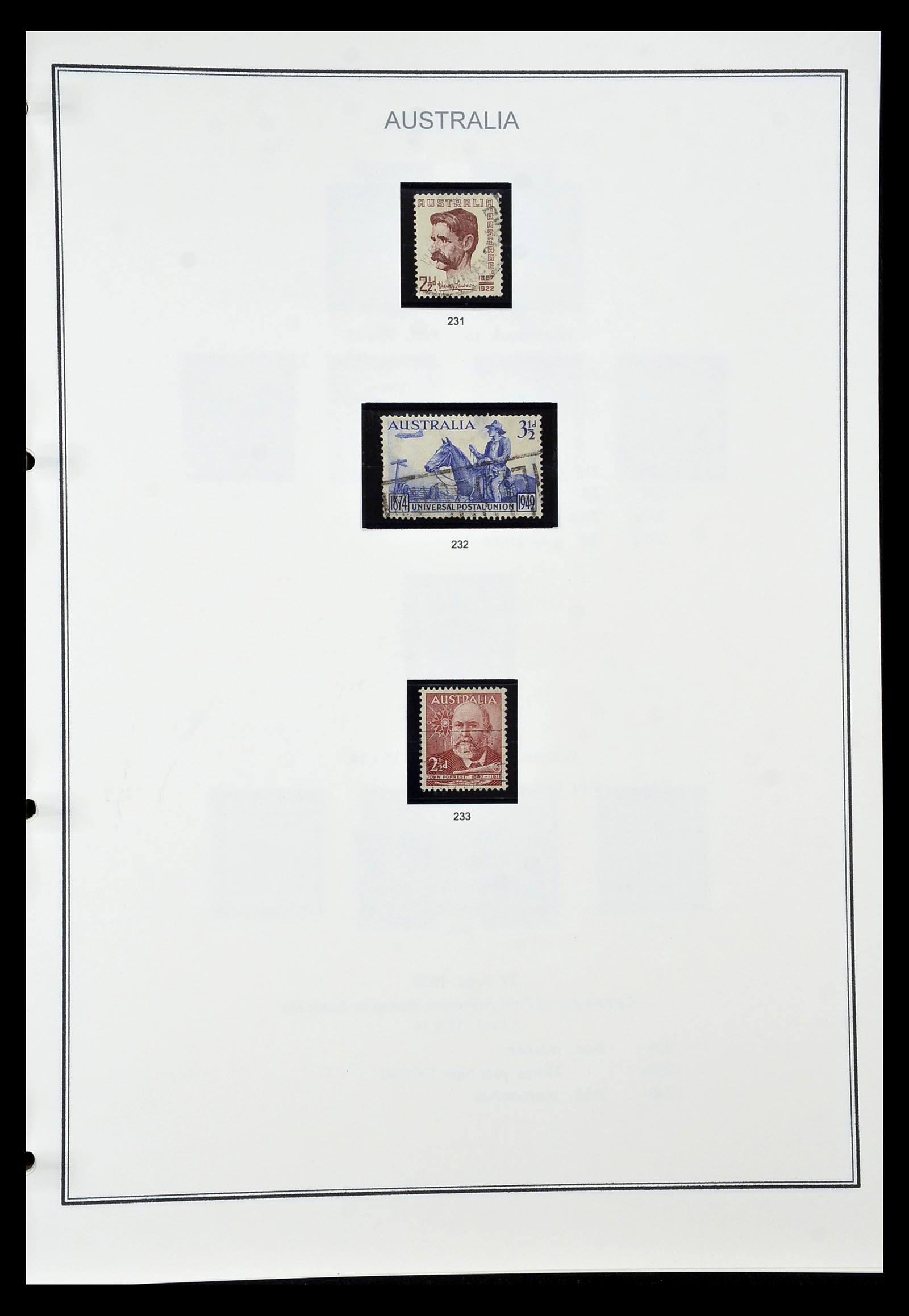 34903 026 - Postzegelverzameling 34903 Australië 1913-1999.
