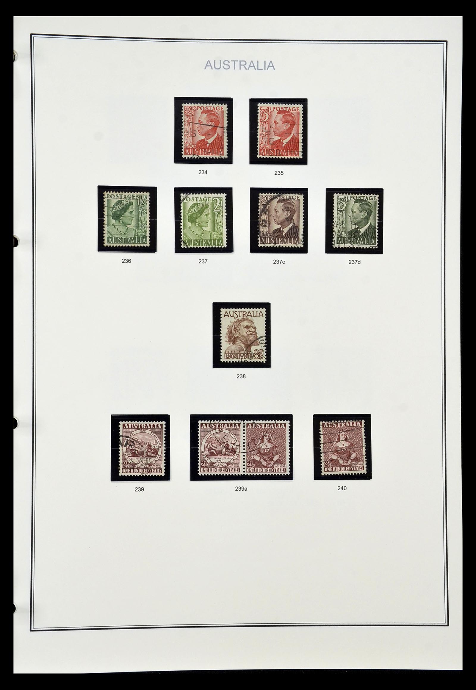 34903 027 - Postzegelverzameling 34903 Australië 1913-1999.
