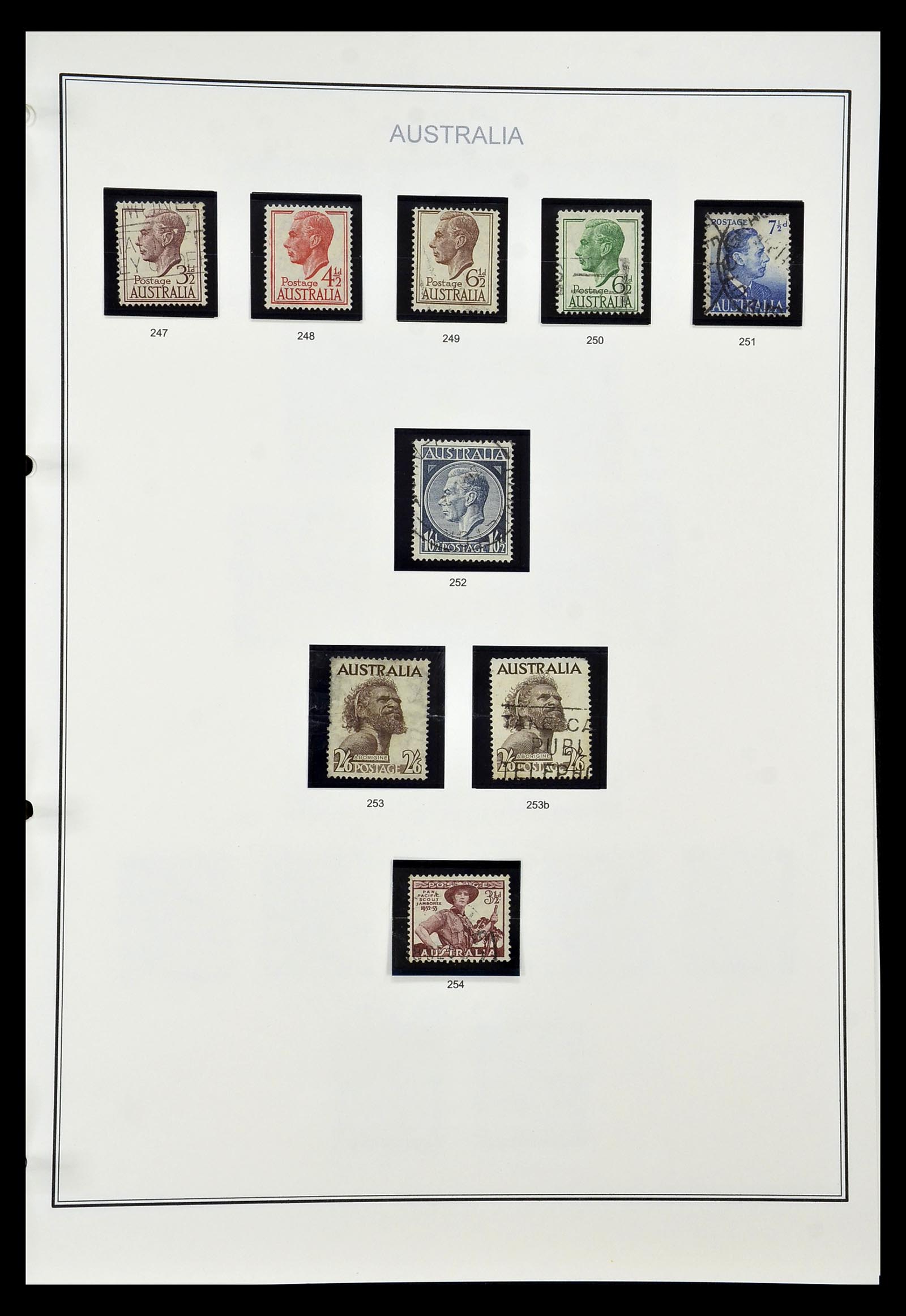 34903 029 - Postzegelverzameling 34903 Australië 1913-1999.