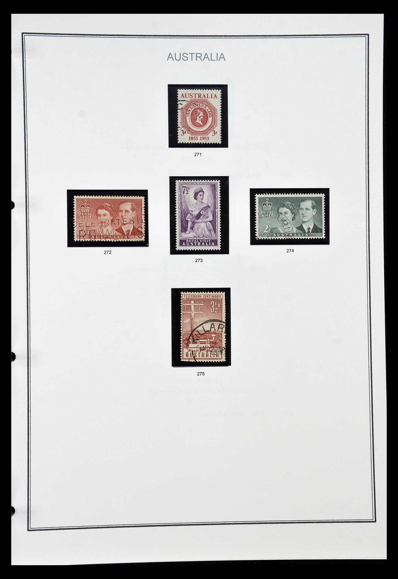 34903 032 - Postzegelverzameling 34903 Australië 1913-1999.