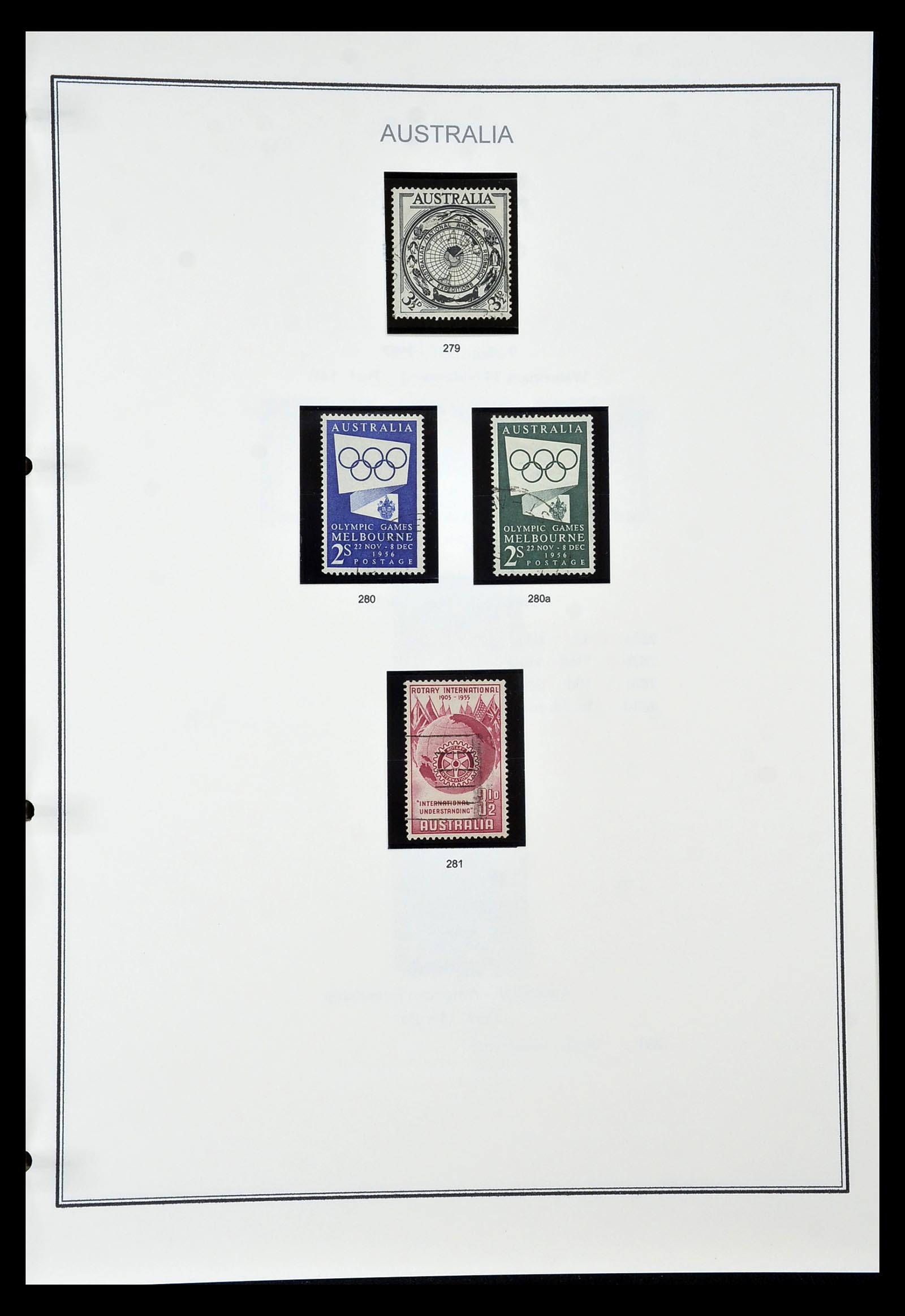 34903 034 - Postzegelverzameling 34903 Australië 1913-1999.