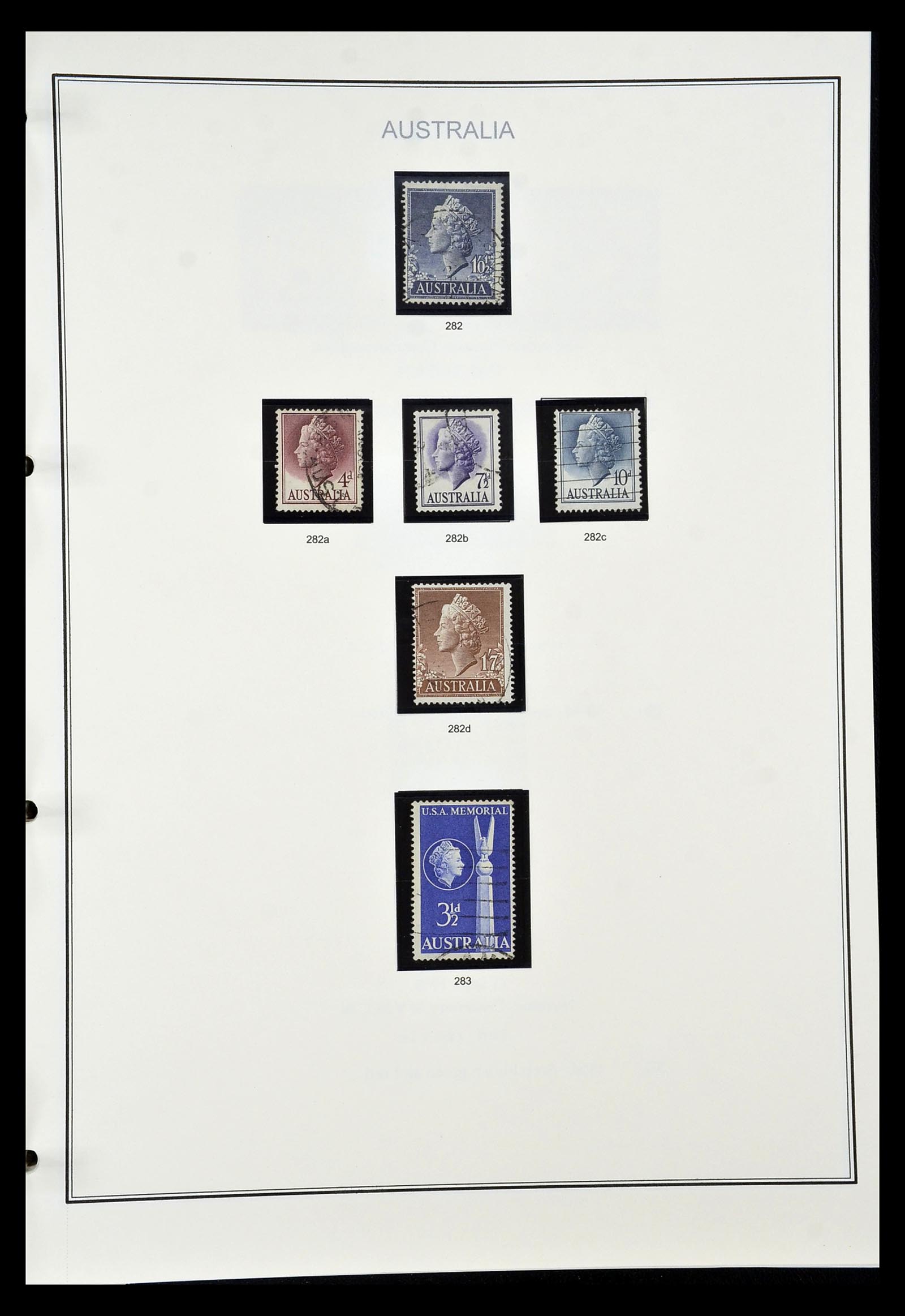 34903 035 - Postzegelverzameling 34903 Australië 1913-1999.