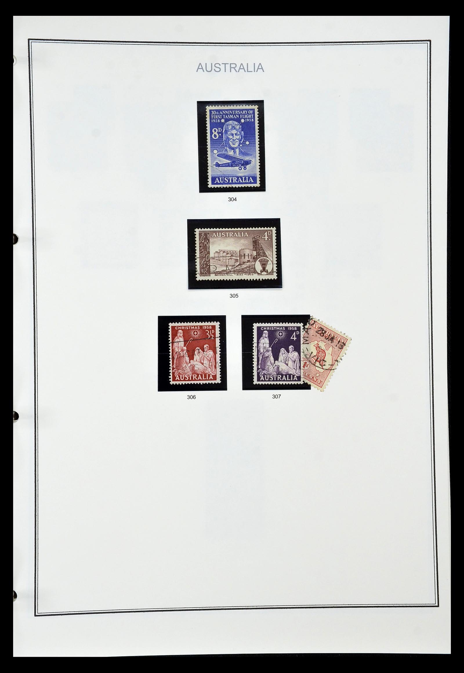 34903 040 - Postzegelverzameling 34903 Australië 1913-1999.