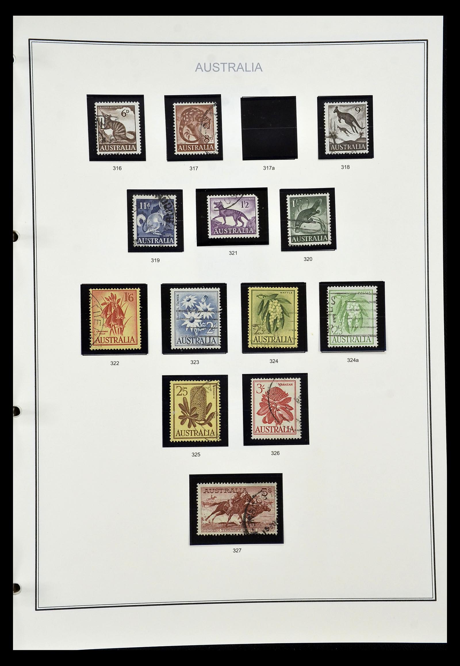 34903 042 - Postzegelverzameling 34903 Australië 1913-1999.