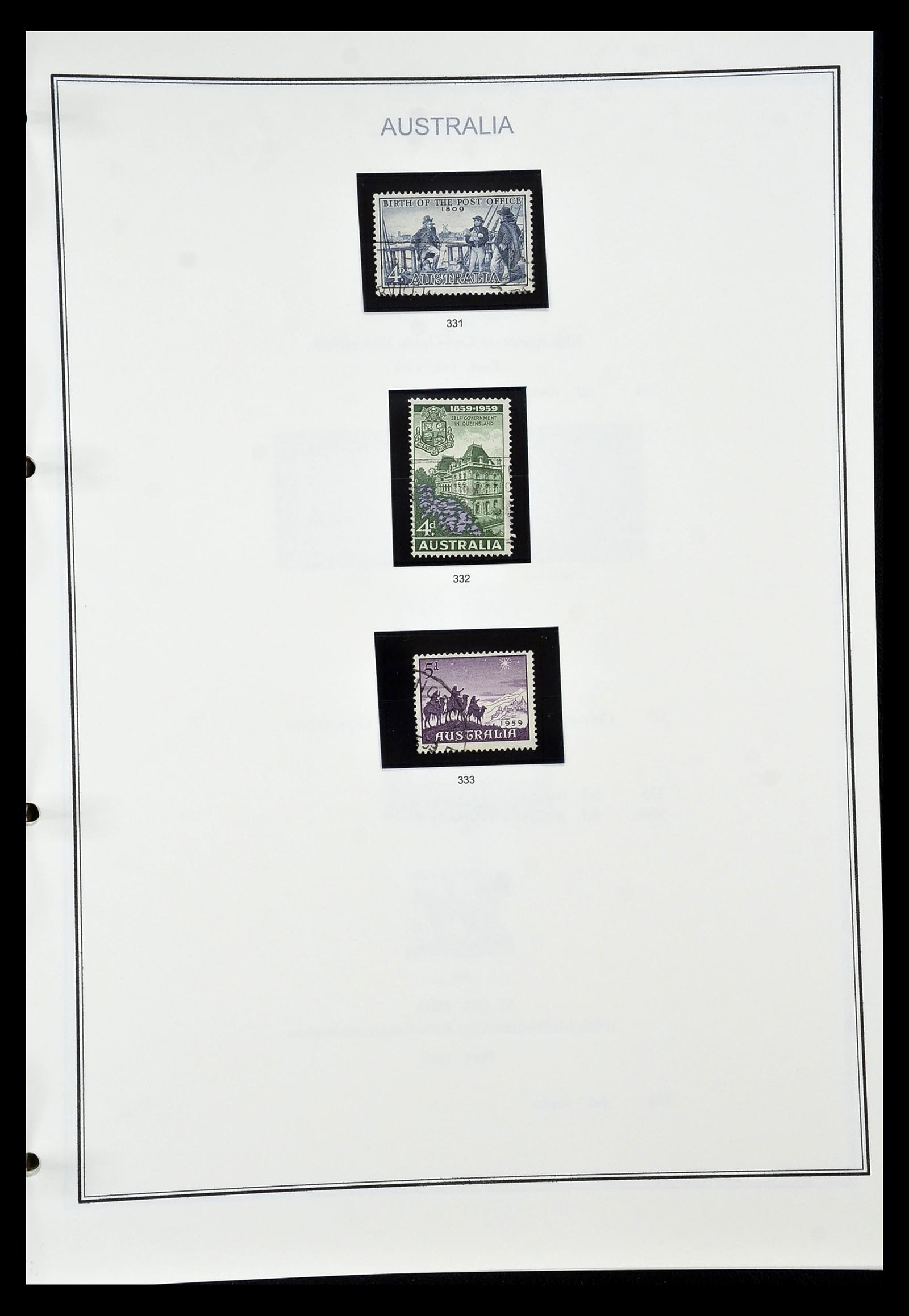 34903 043 - Postzegelverzameling 34903 Australië 1913-1999.