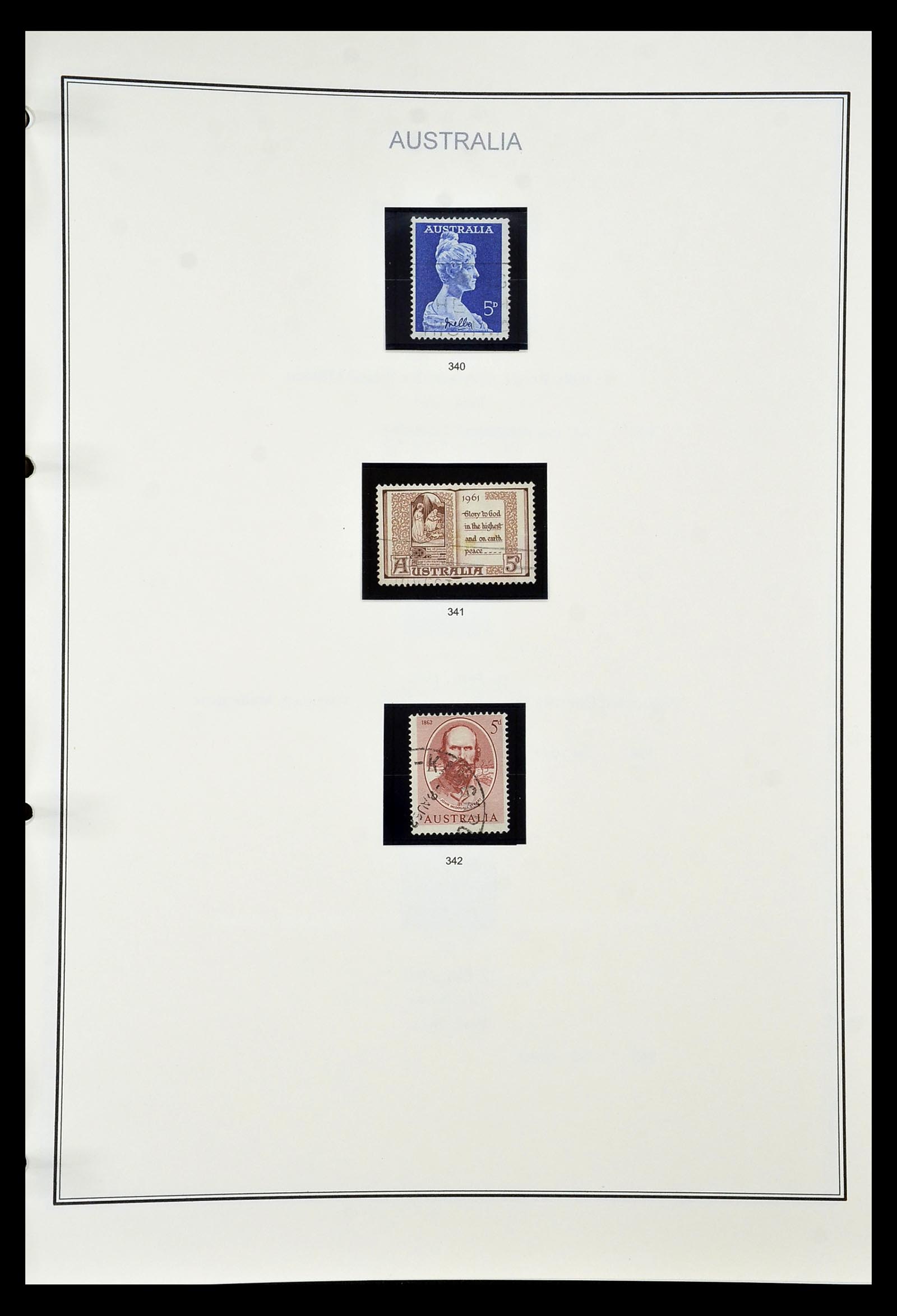 34903 046 - Postzegelverzameling 34903 Australië 1913-1999.