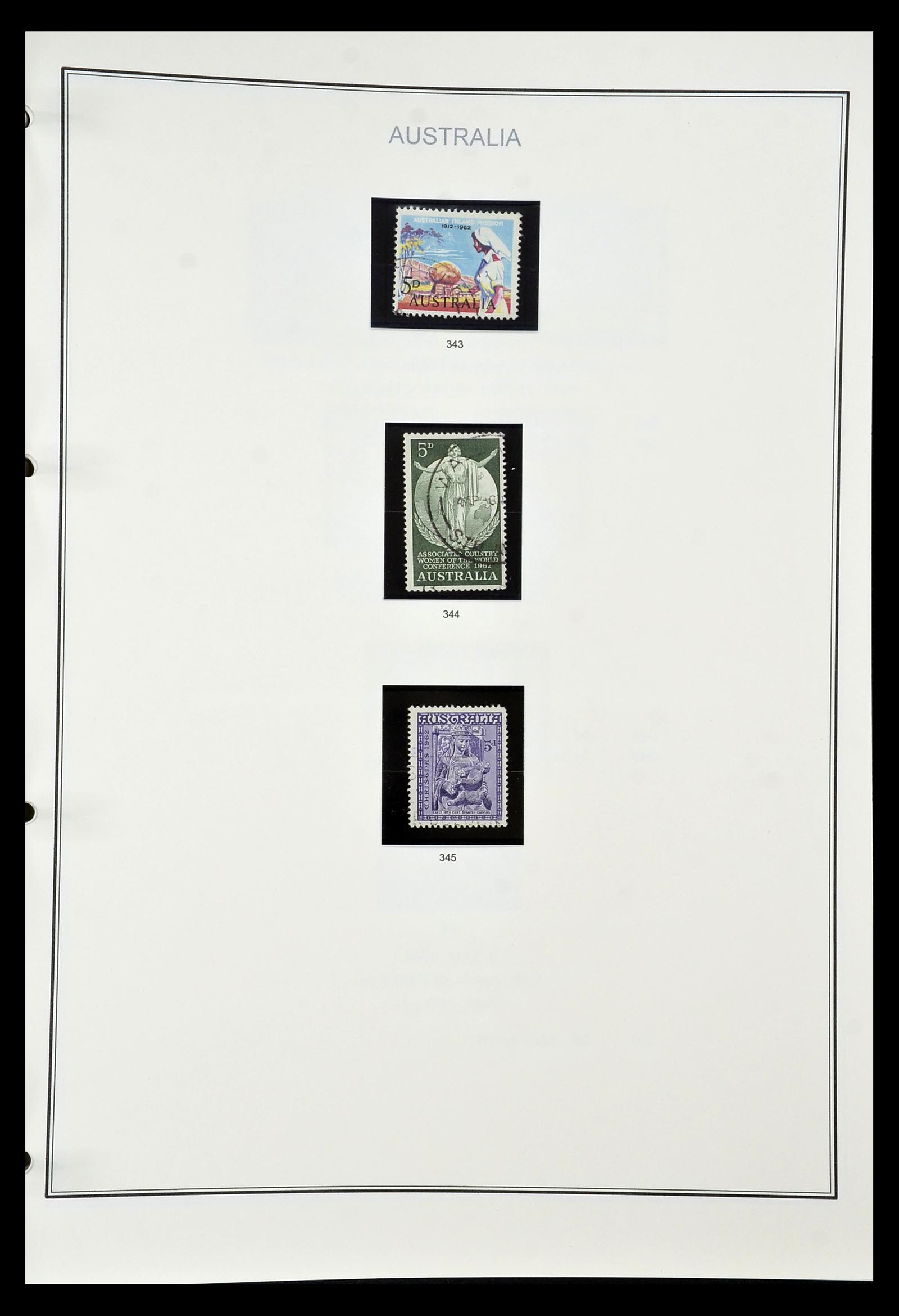 34903 047 - Postzegelverzameling 34903 Australië 1913-1999.