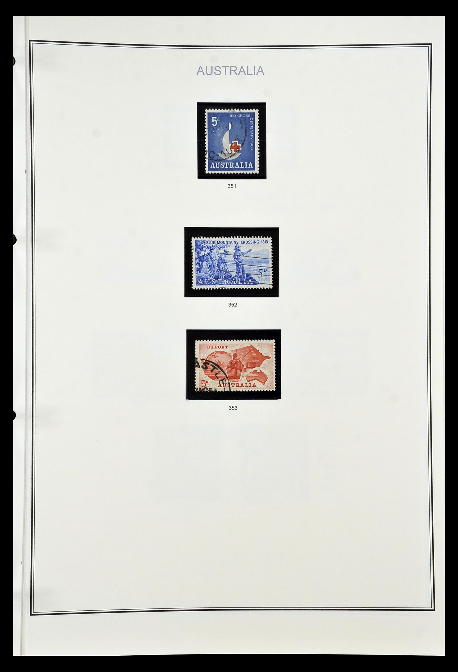 34903 049 - Postzegelverzameling 34903 Australië 1913-1999.