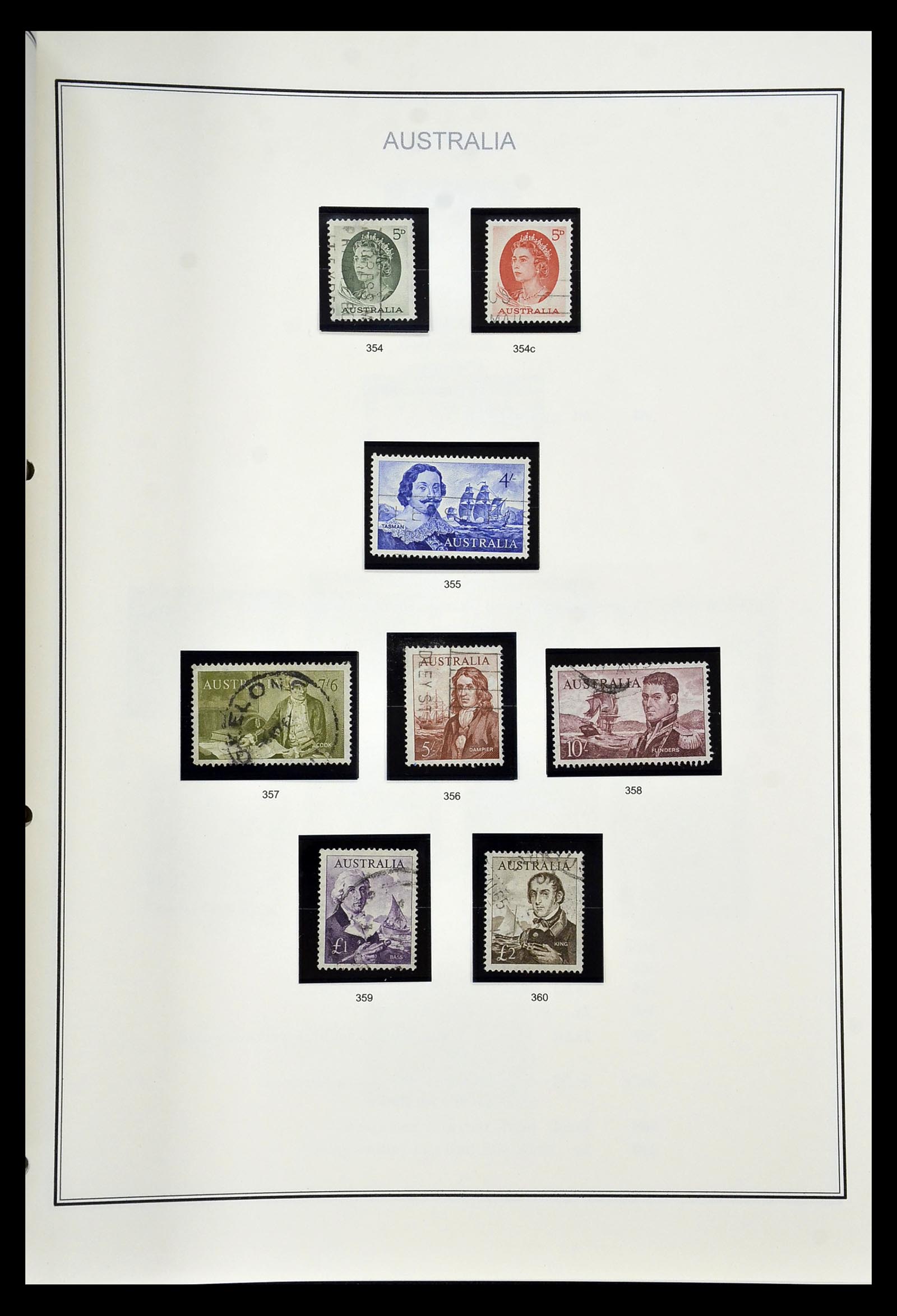 34903 050 - Postzegelverzameling 34903 Australië 1913-1999.