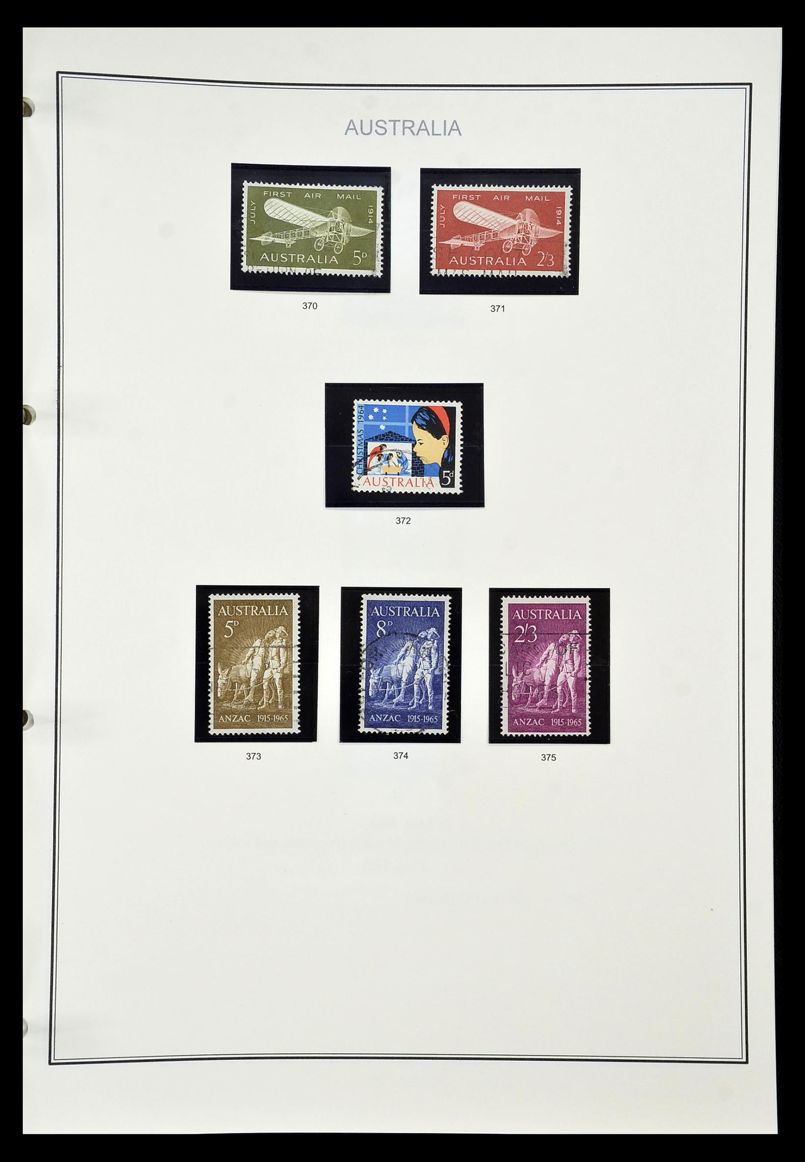 34903 052 - Postzegelverzameling 34903 Australië 1913-1999.