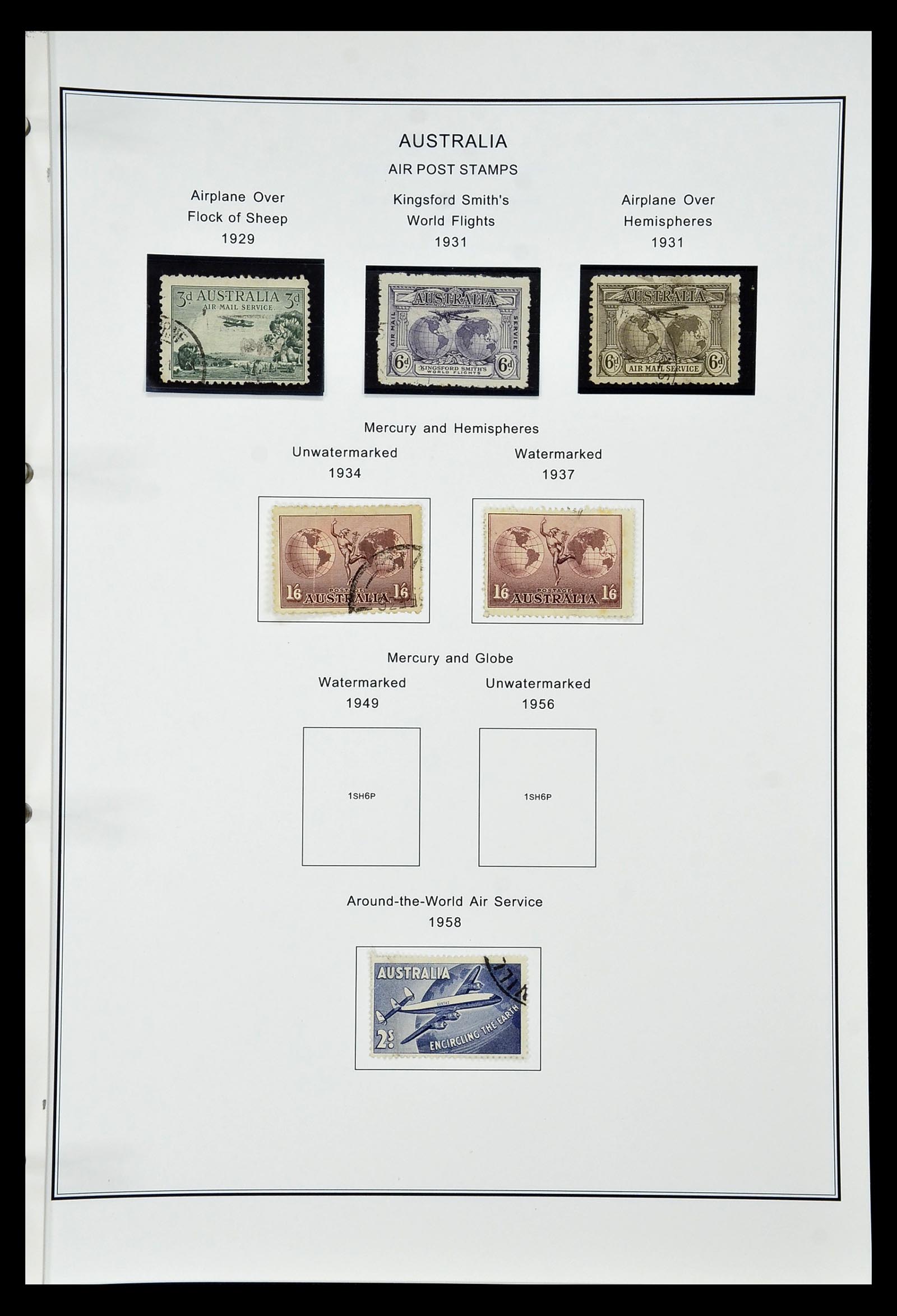 34903 055 - Postzegelverzameling 34903 Australië 1913-1999.
