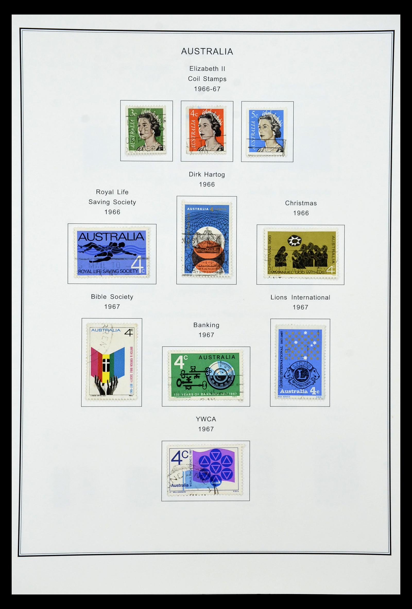 34903 057 - Postzegelverzameling 34903 Australië 1913-1999.