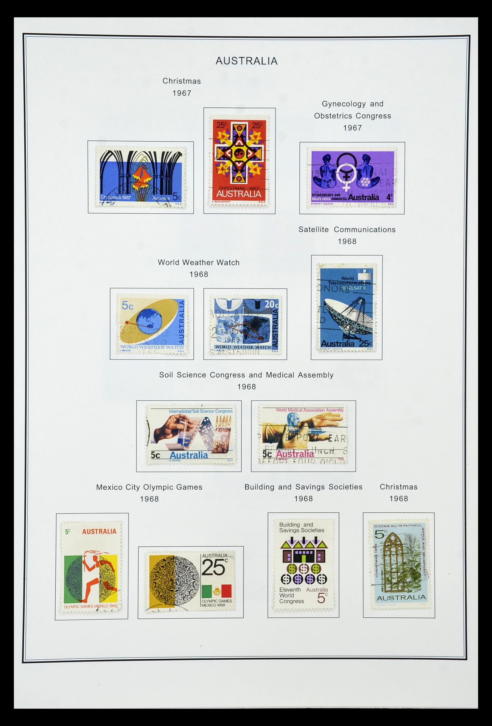34903 058 - Postzegelverzameling 34903 Australië 1913-1999.