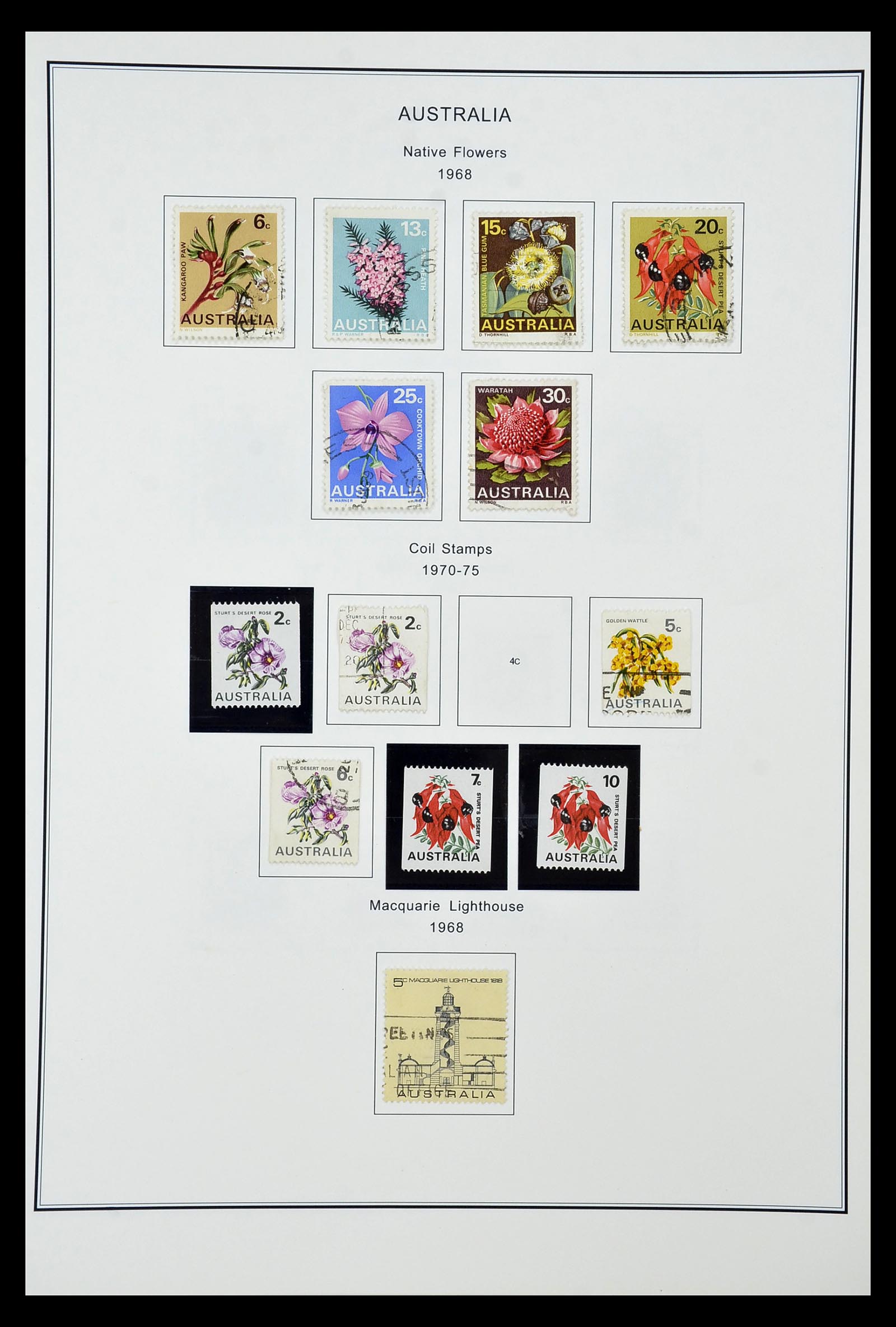34903 059 - Postzegelverzameling 34903 Australië 1913-1999.