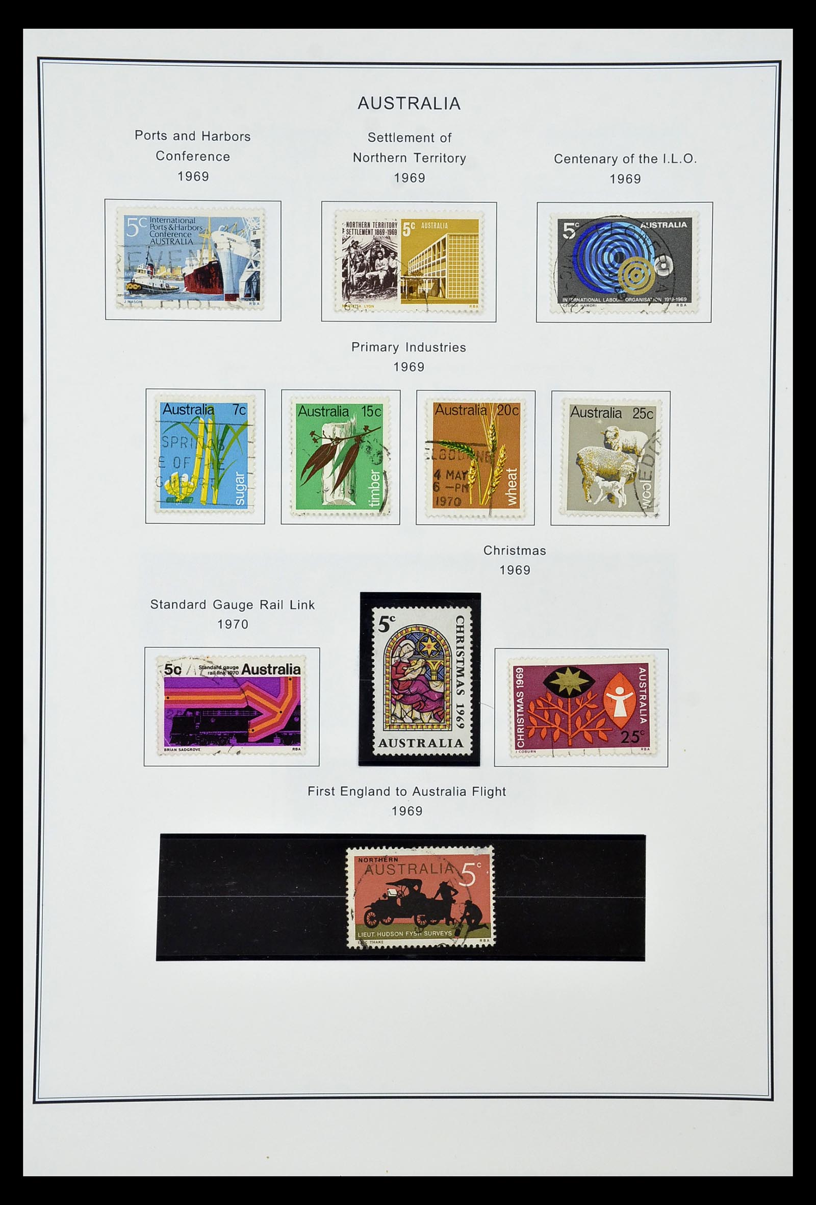 34903 061 - Postzegelverzameling 34903 Australië 1913-1999.