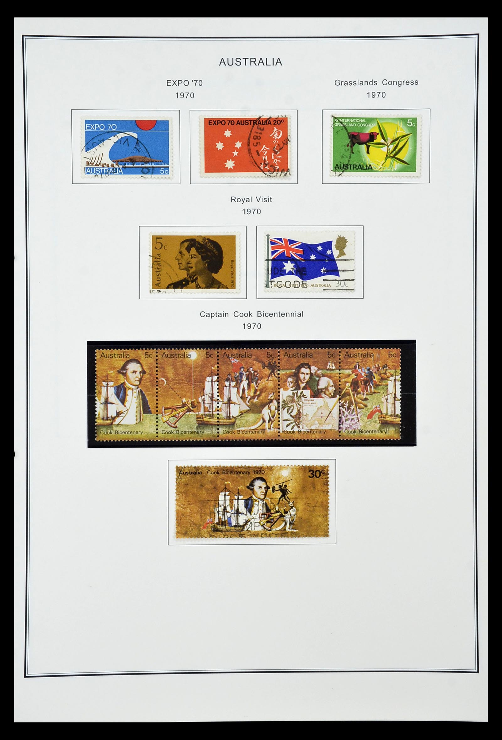 34903 062 - Postzegelverzameling 34903 Australië 1913-1999.