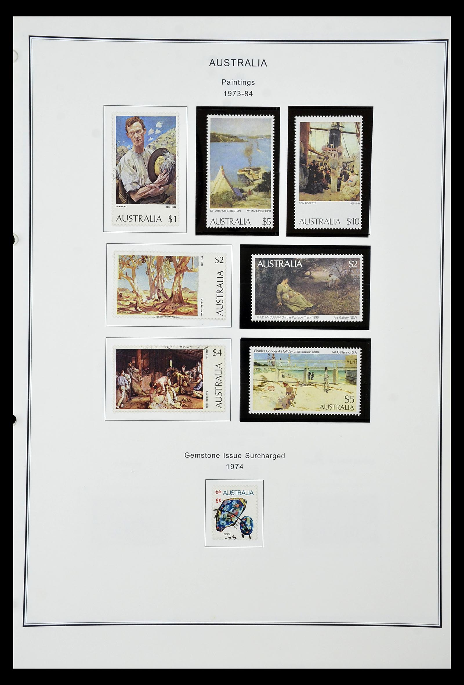 34903 071 - Postzegelverzameling 34903 Australië 1913-1999.
