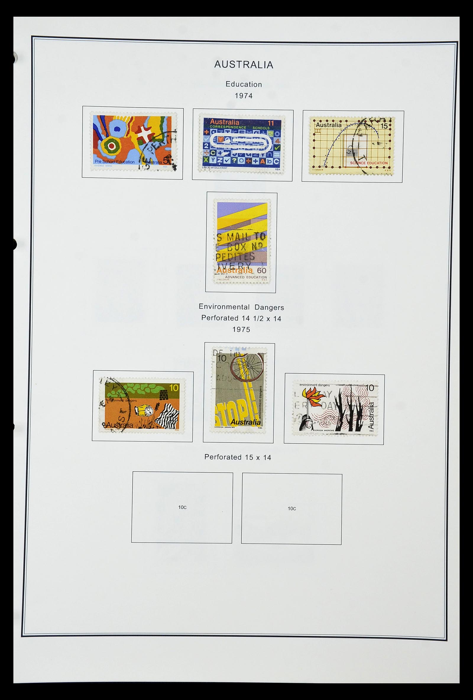 34903 074 - Postzegelverzameling 34903 Australië 1913-1999.