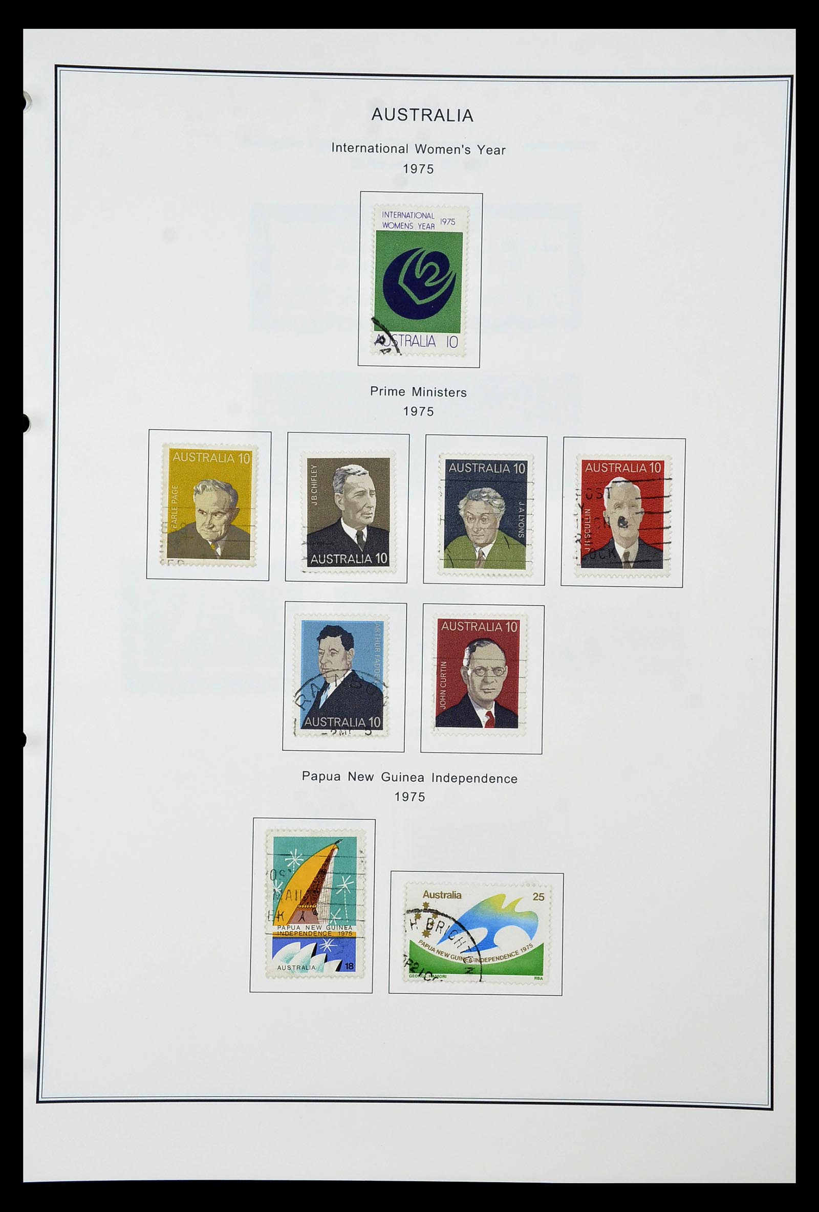 34903 075 - Postzegelverzameling 34903 Australië 1913-1999.
